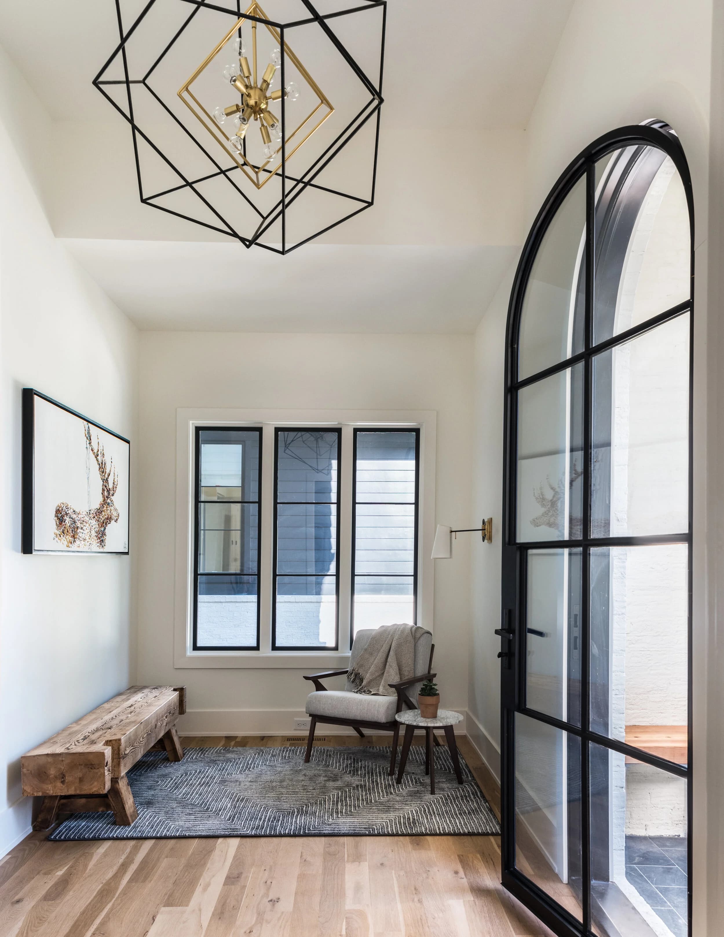 Bay Street II bedroom and bathroom — luxury custom home in Charlotte, NC