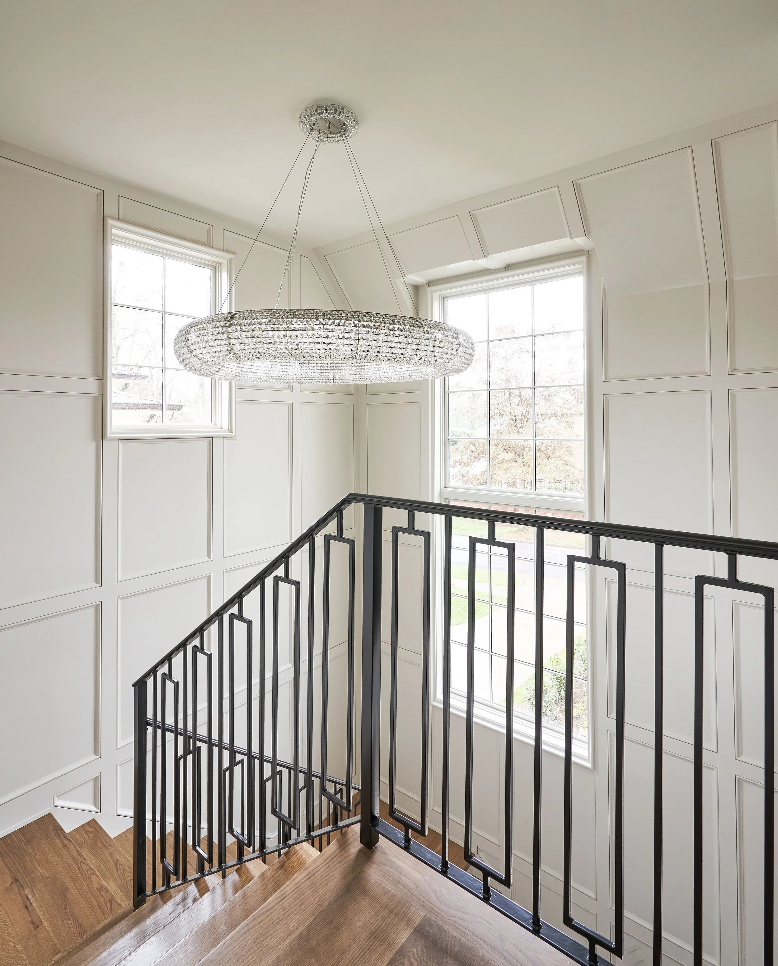 Beverly Drive kitchen and living area — Royal Building Group custom home, Charlotte, NC