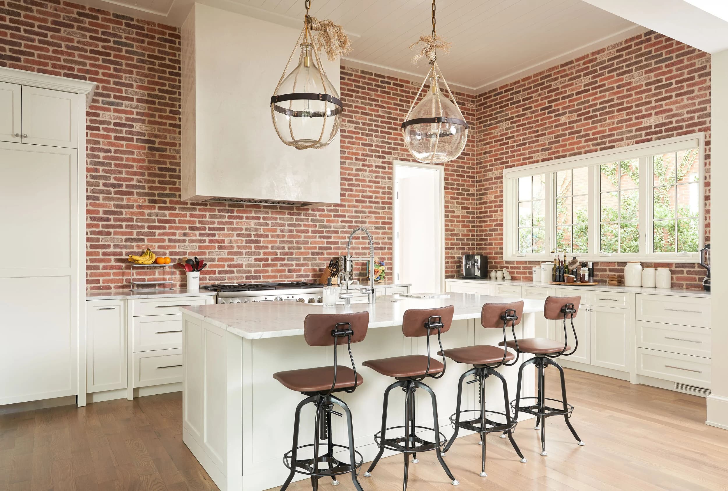 Beverly Drive kitchen and living area — Royal Building Group custom home, Charlotte, NC