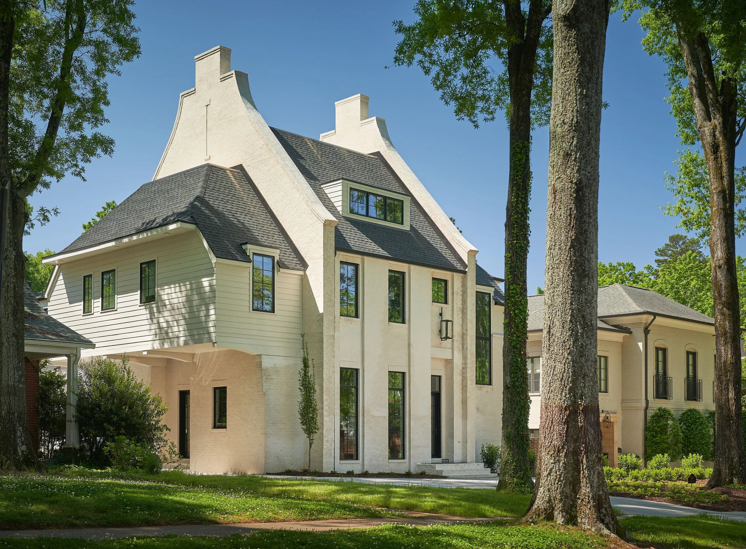 Beverly Drive interior living space — custom luxury home in Charlotte, NC