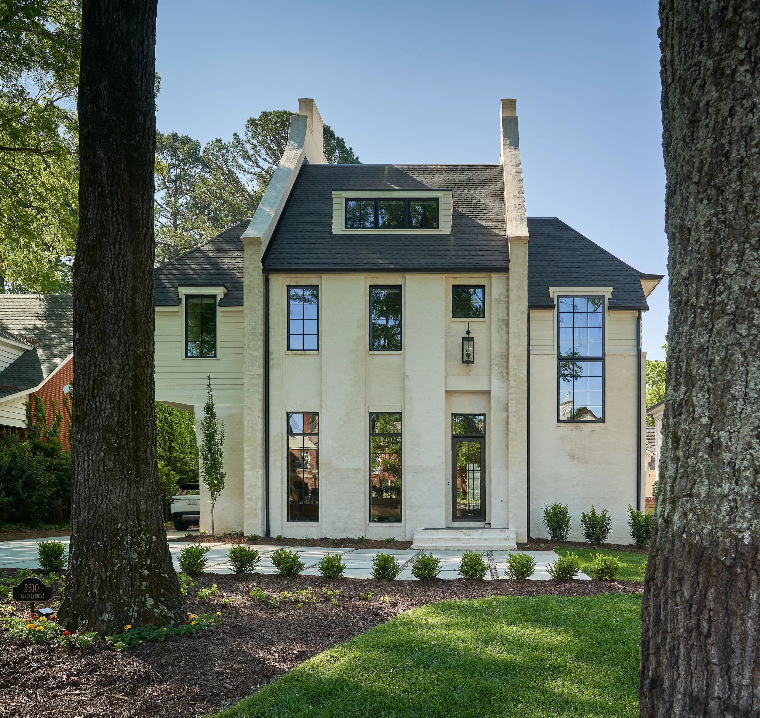 Beverly Drive interior living space — custom luxury home in Charlotte, NC