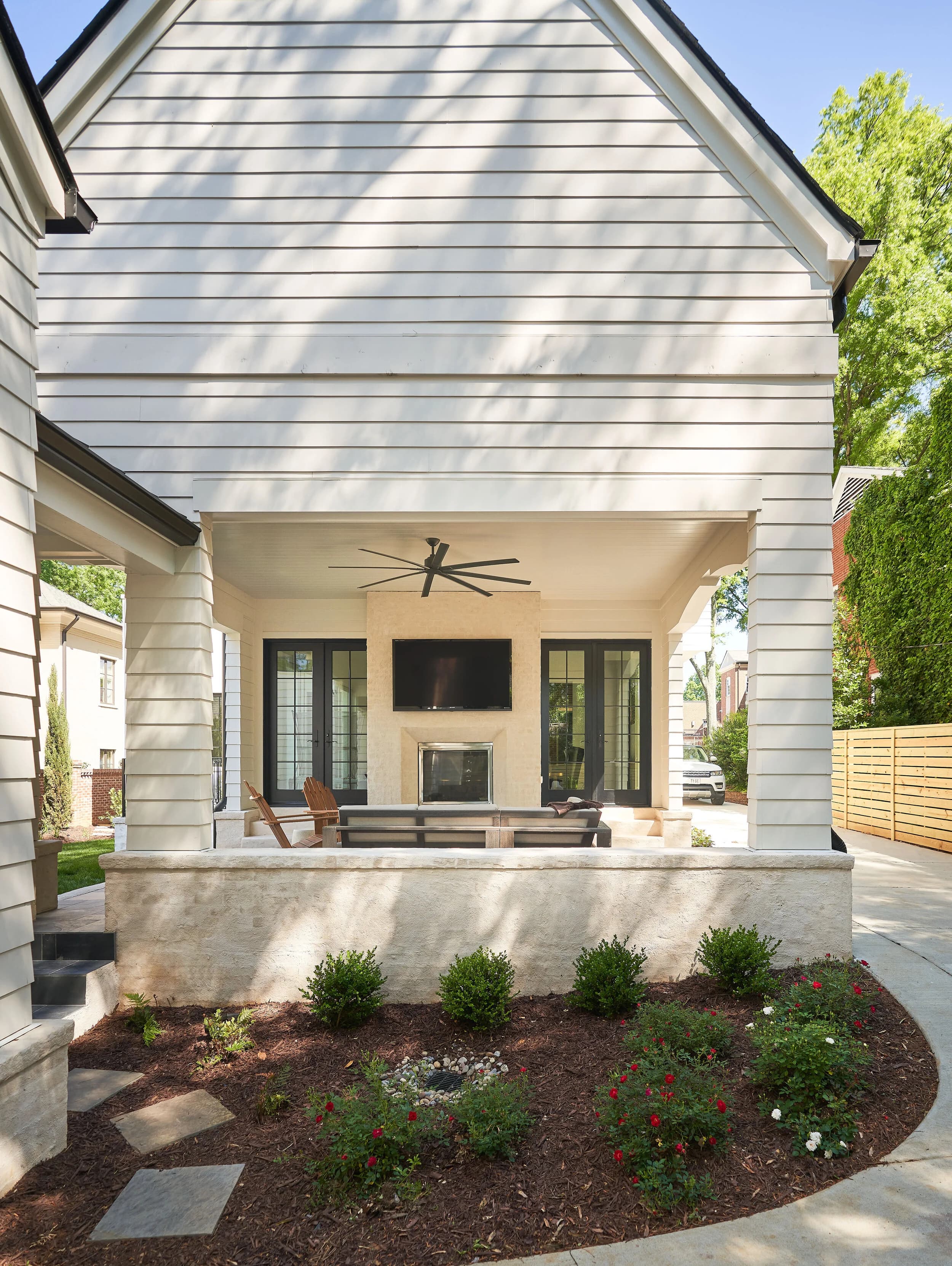 Beverly Drive interior living space — custom luxury home in Charlotte, NC
