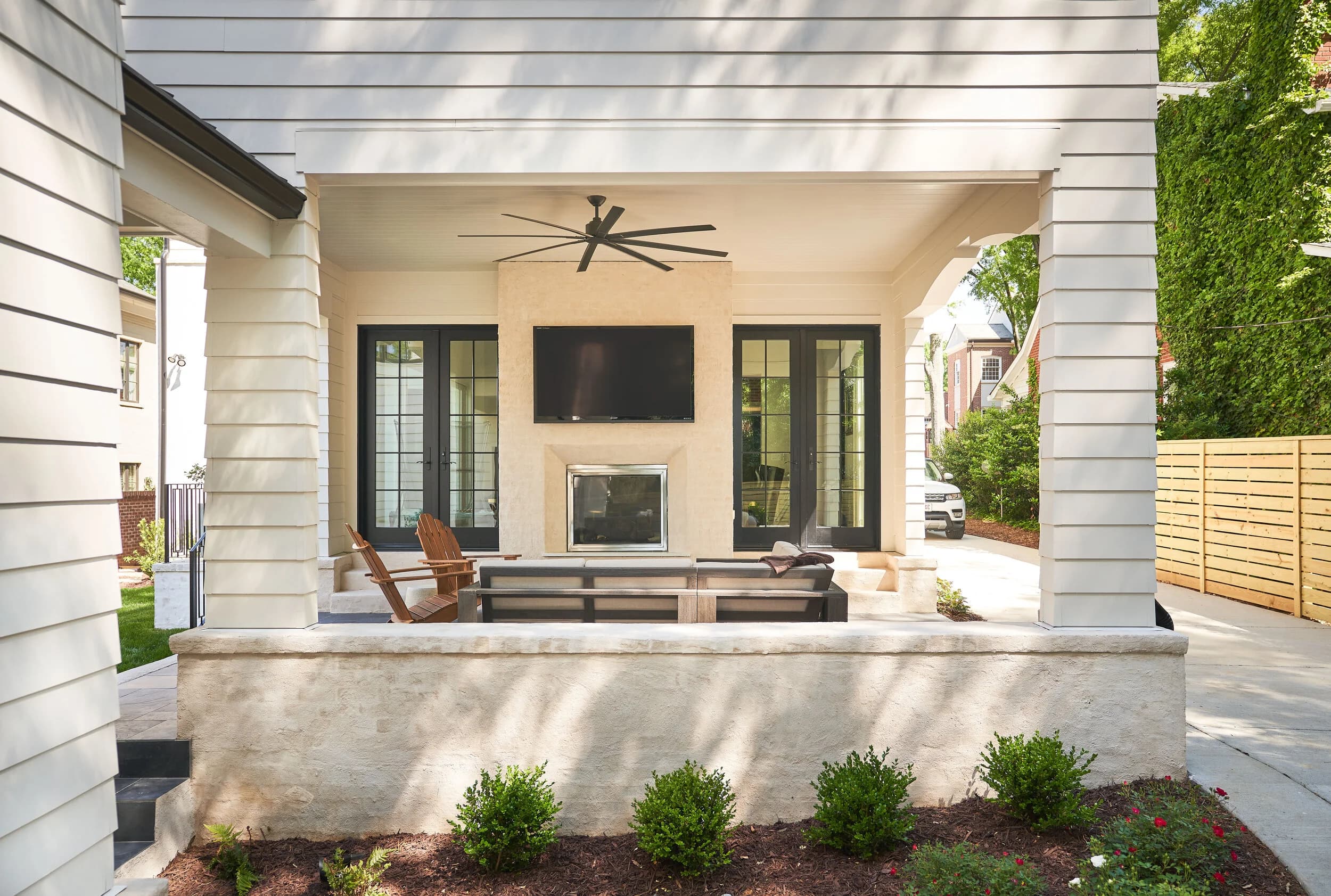 Beverly Drive interior living space — custom luxury home in Charlotte, NC