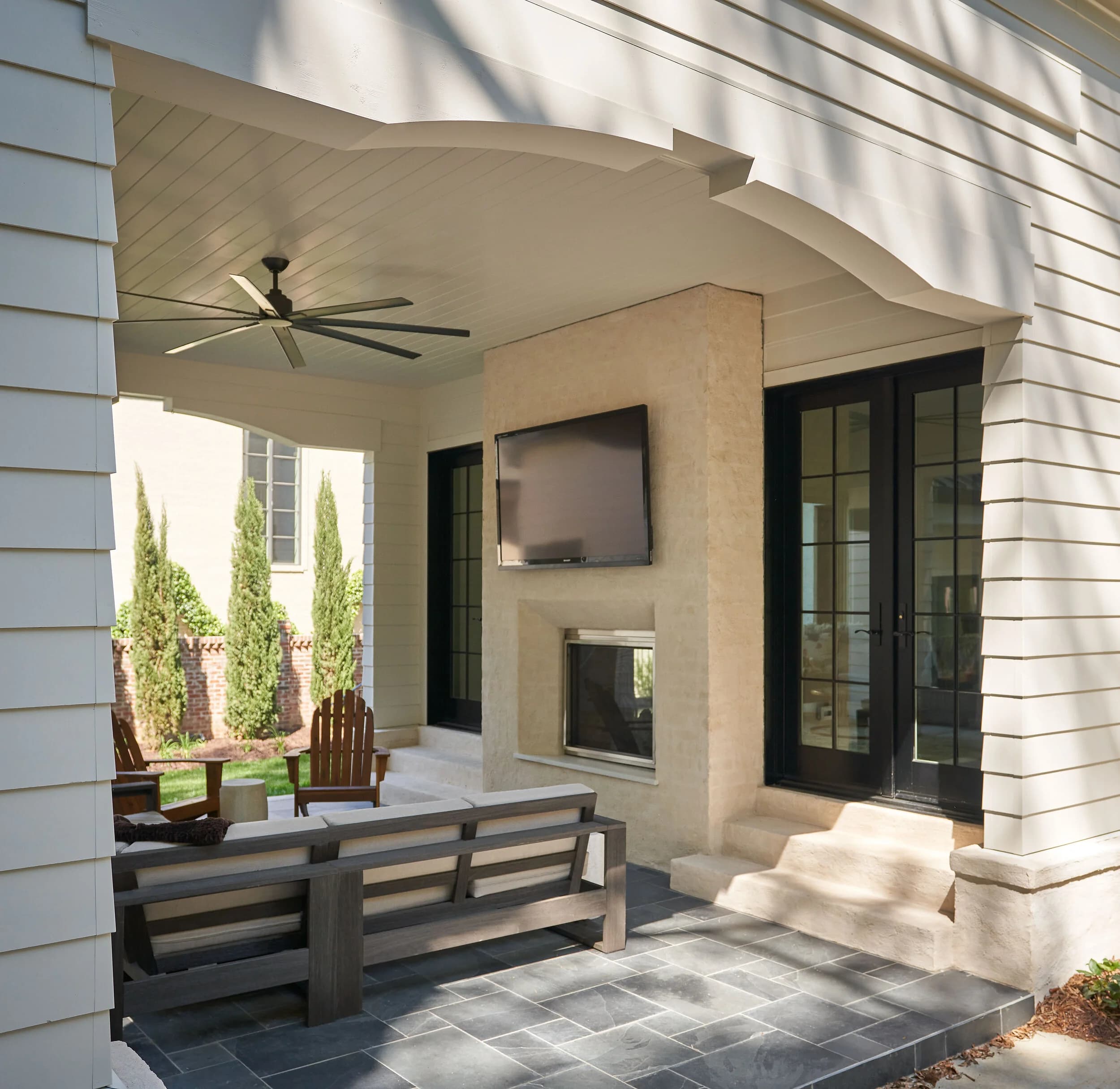 Beverly Drive interior living space — custom luxury home in Charlotte, NC