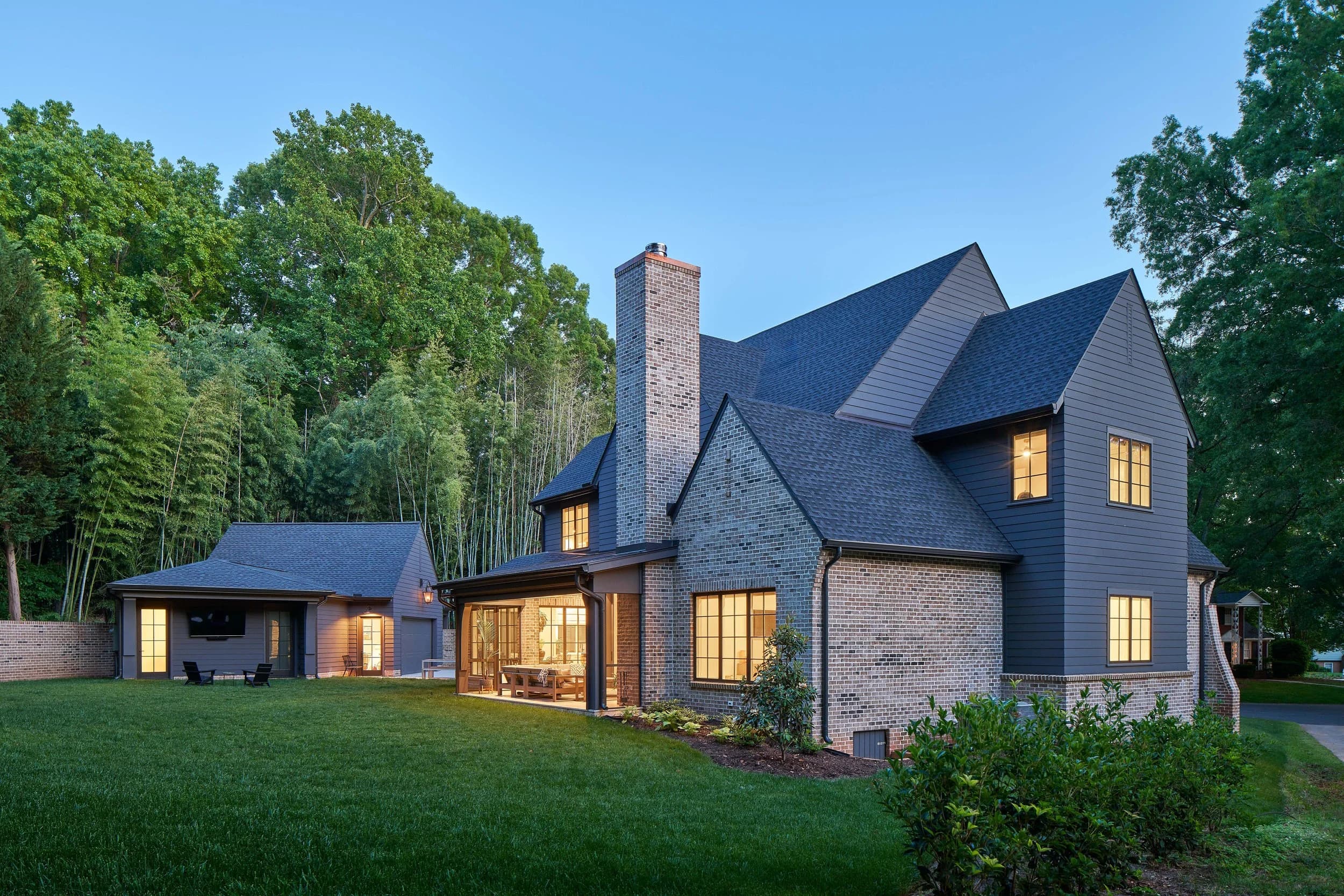 Byerly interior living space — custom luxury home in Charlotte, NC