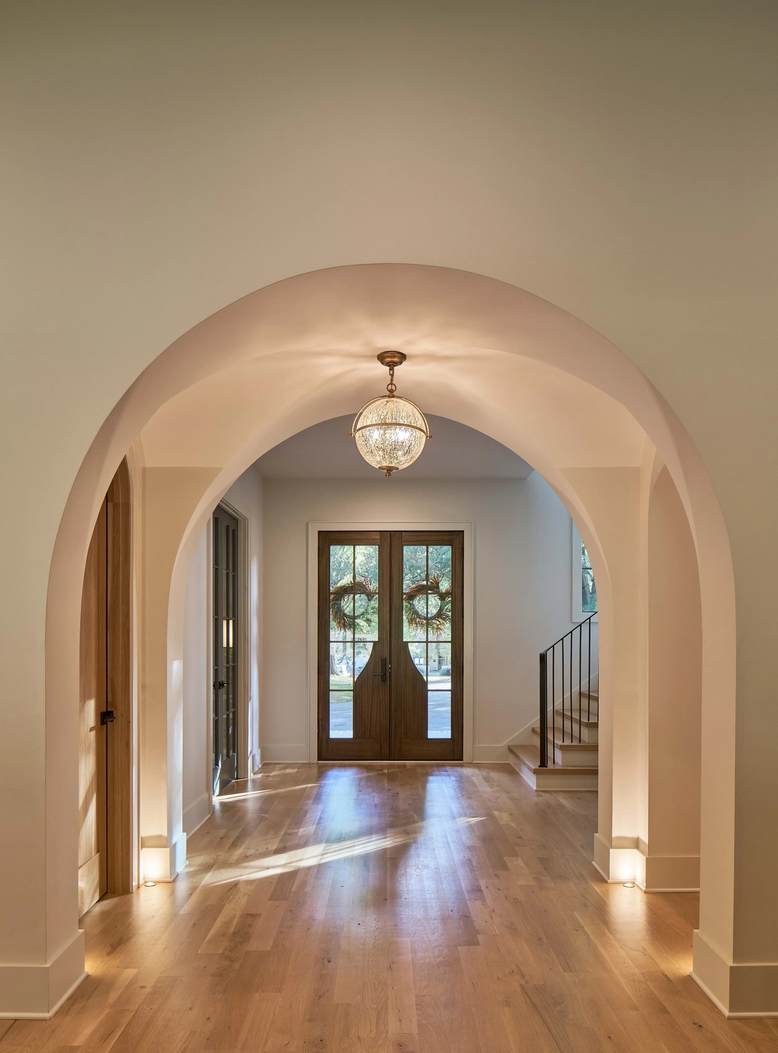 Byerly kitchen and living area — Royal Building Group custom home, Charlotte, NC