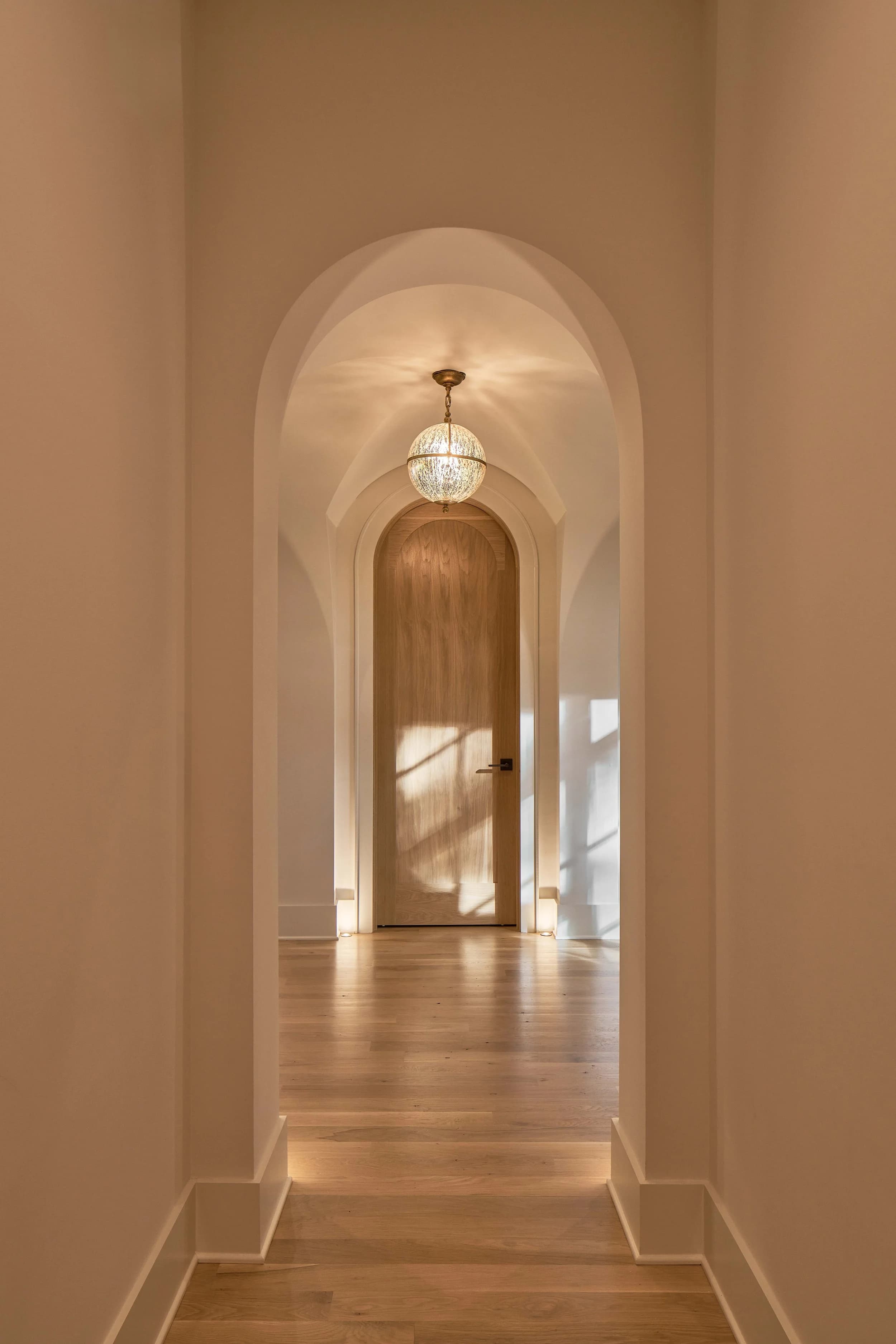 Byerly bedroom and bathroom — luxury custom home in Charlotte, NC