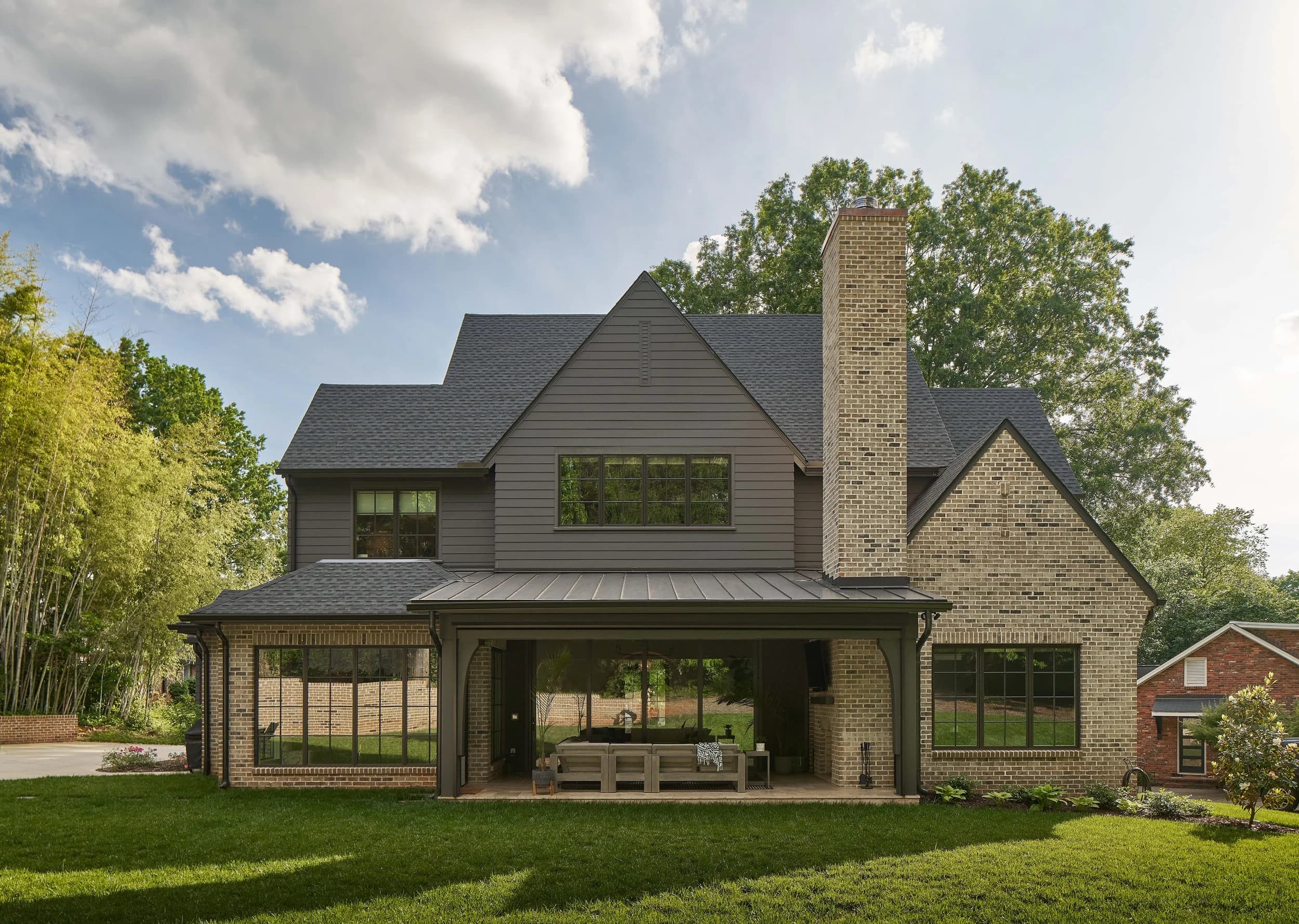 Byerly interior living space — custom luxury home in Charlotte, NC