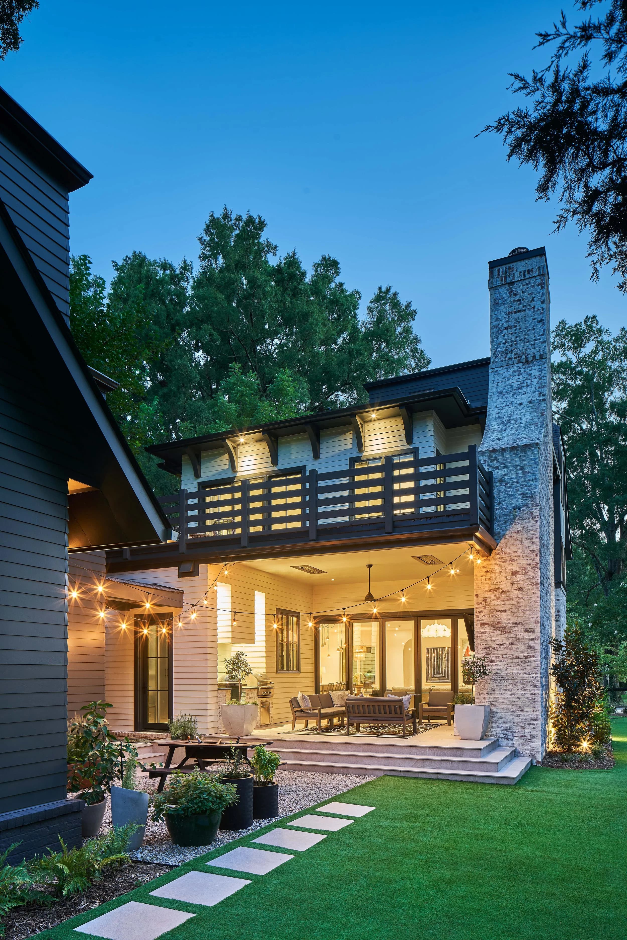 Casa Royal II interior living space — custom luxury home in Charlotte, NC