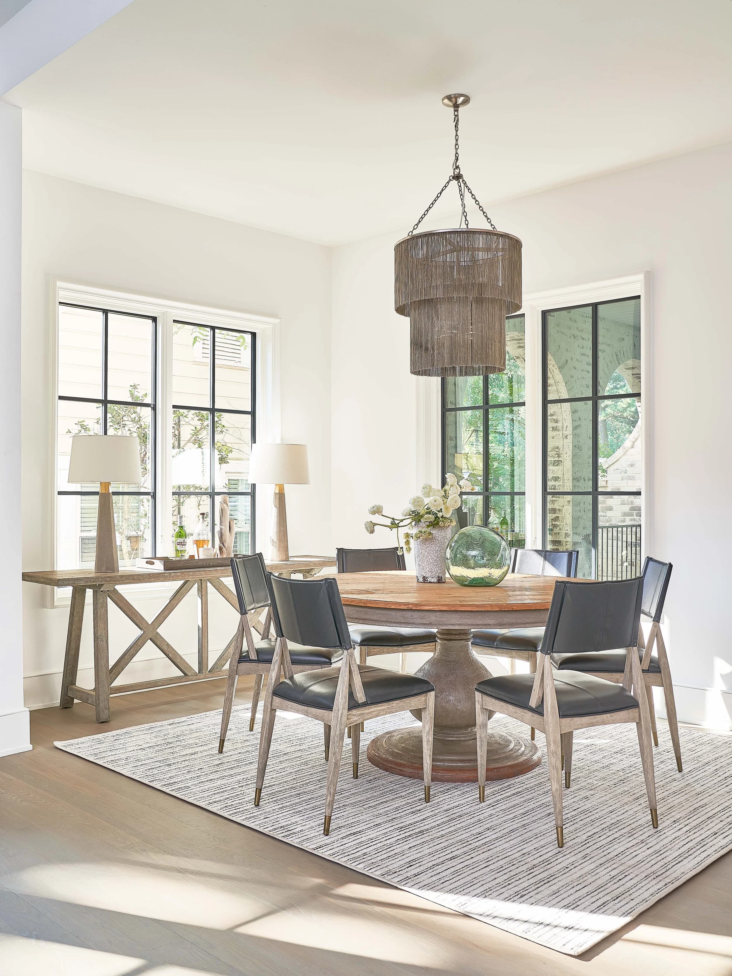 Casa Royal II kitchen and living area — Royal Building Group custom home, Charlotte, NC