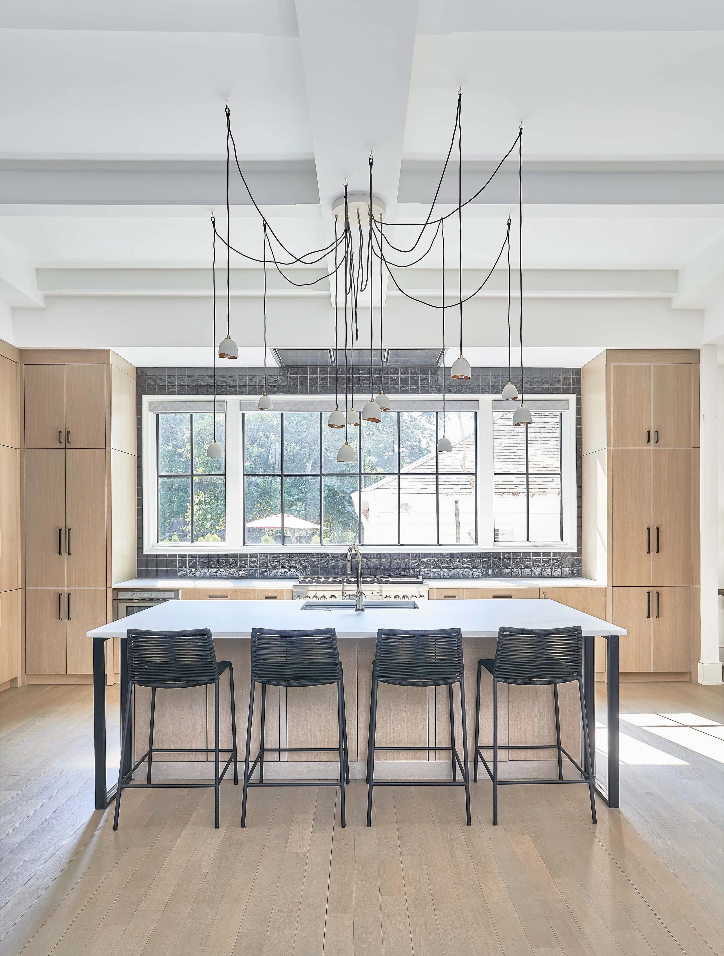 Casa Royal II kitchen and living area — Royal Building Group custom home, Charlotte, NC