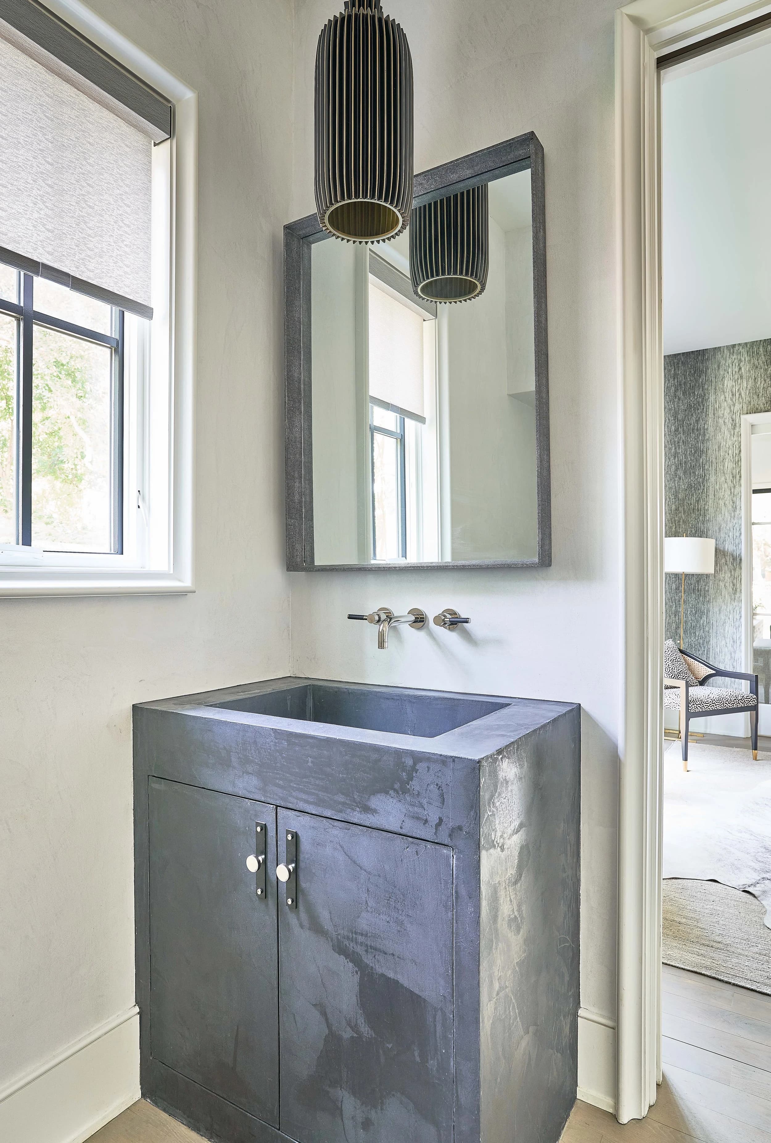 Casa Royal II bedroom and bathroom — luxury custom home in Charlotte, NC