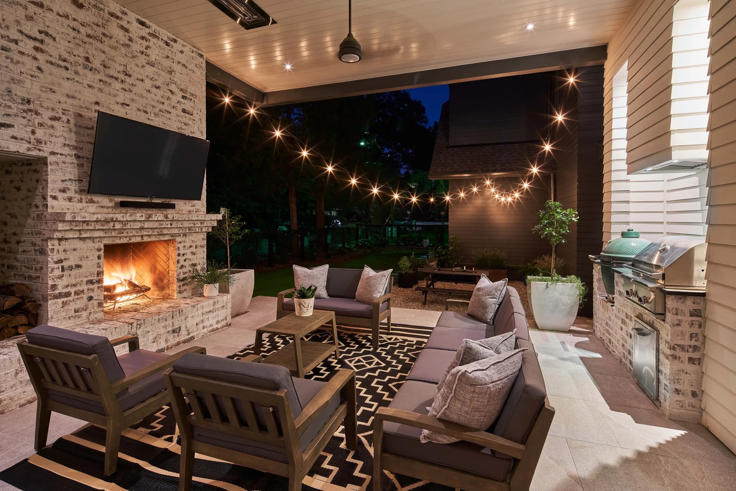 Casa Royal II architectural detail — Royal Building Group custom home, Charlotte, NC