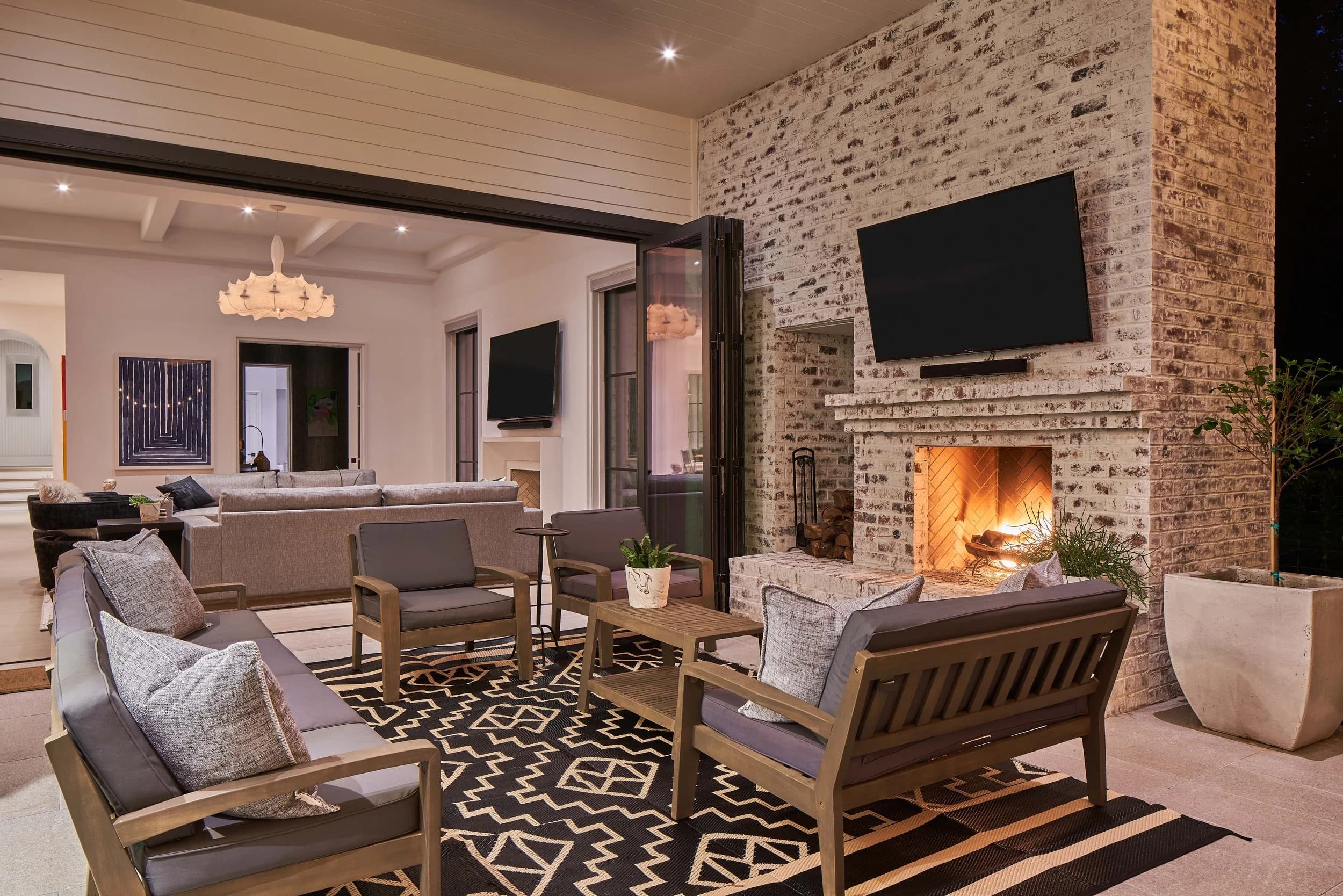 Casa Royal II architectural detail — Royal Building Group custom home, Charlotte, NC