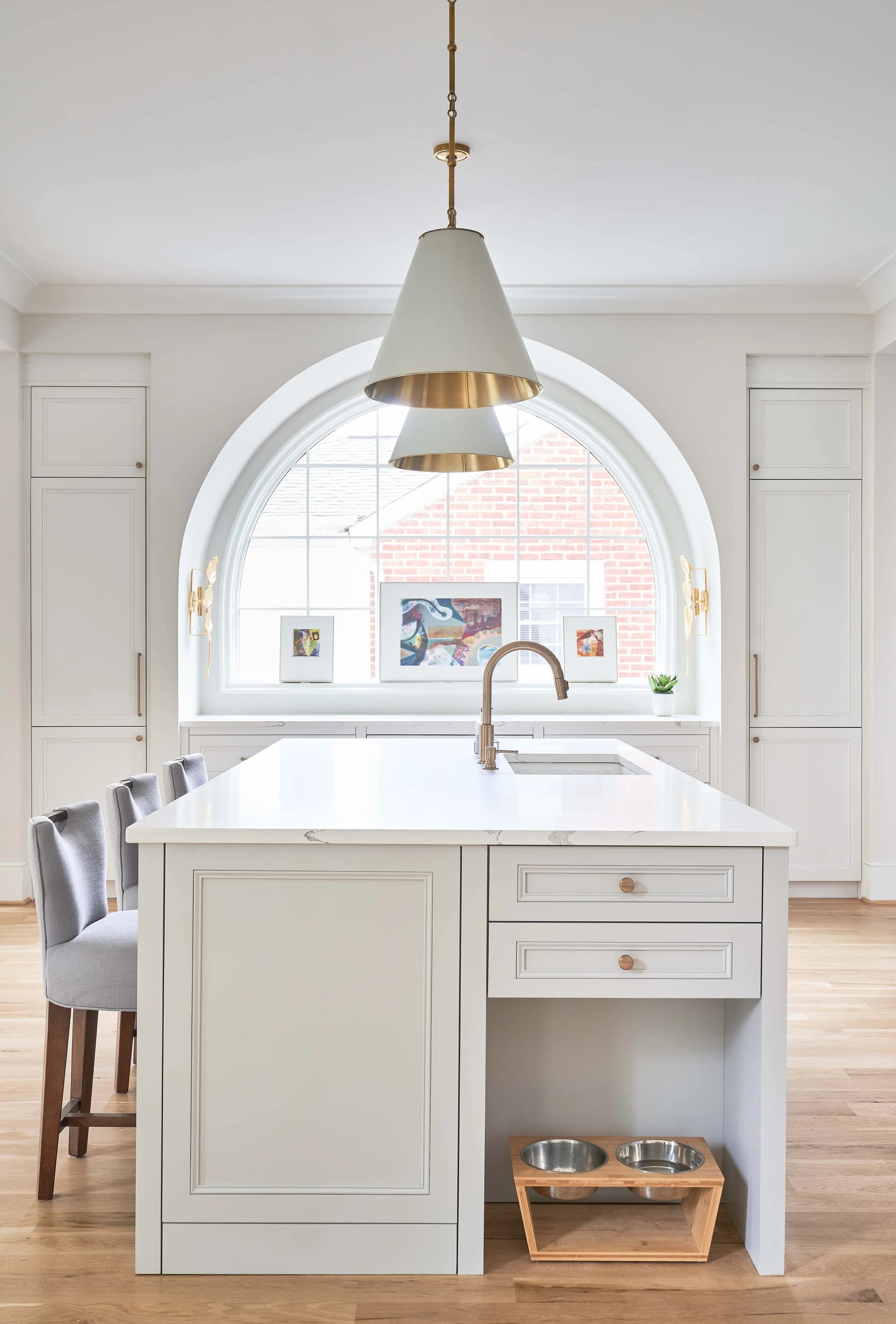Chesterfield I kitchen and living area — Royal Building Group custom home, Charlotte, NC