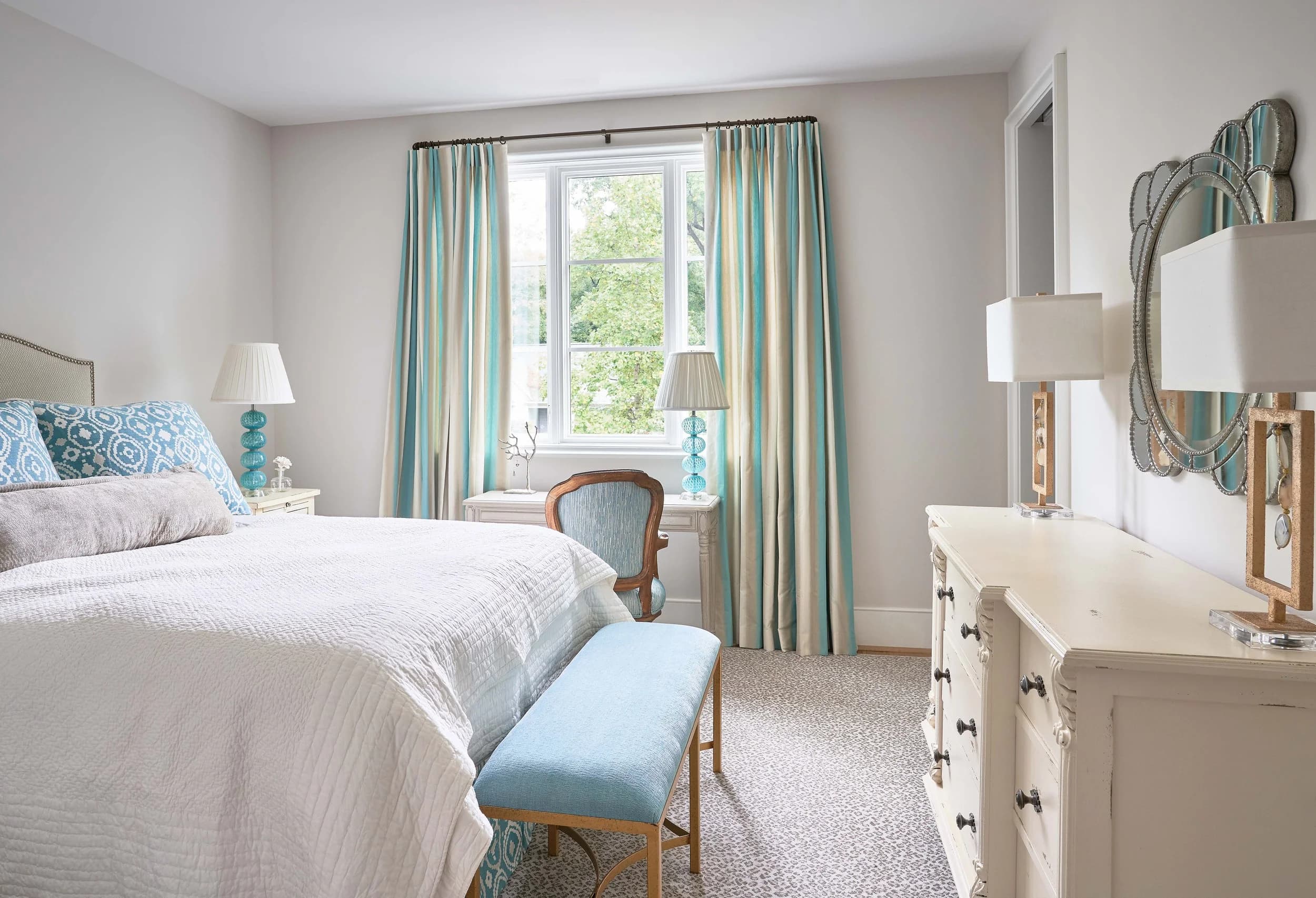 Chesterfield I bedroom and bathroom — luxury custom home in Charlotte, NC