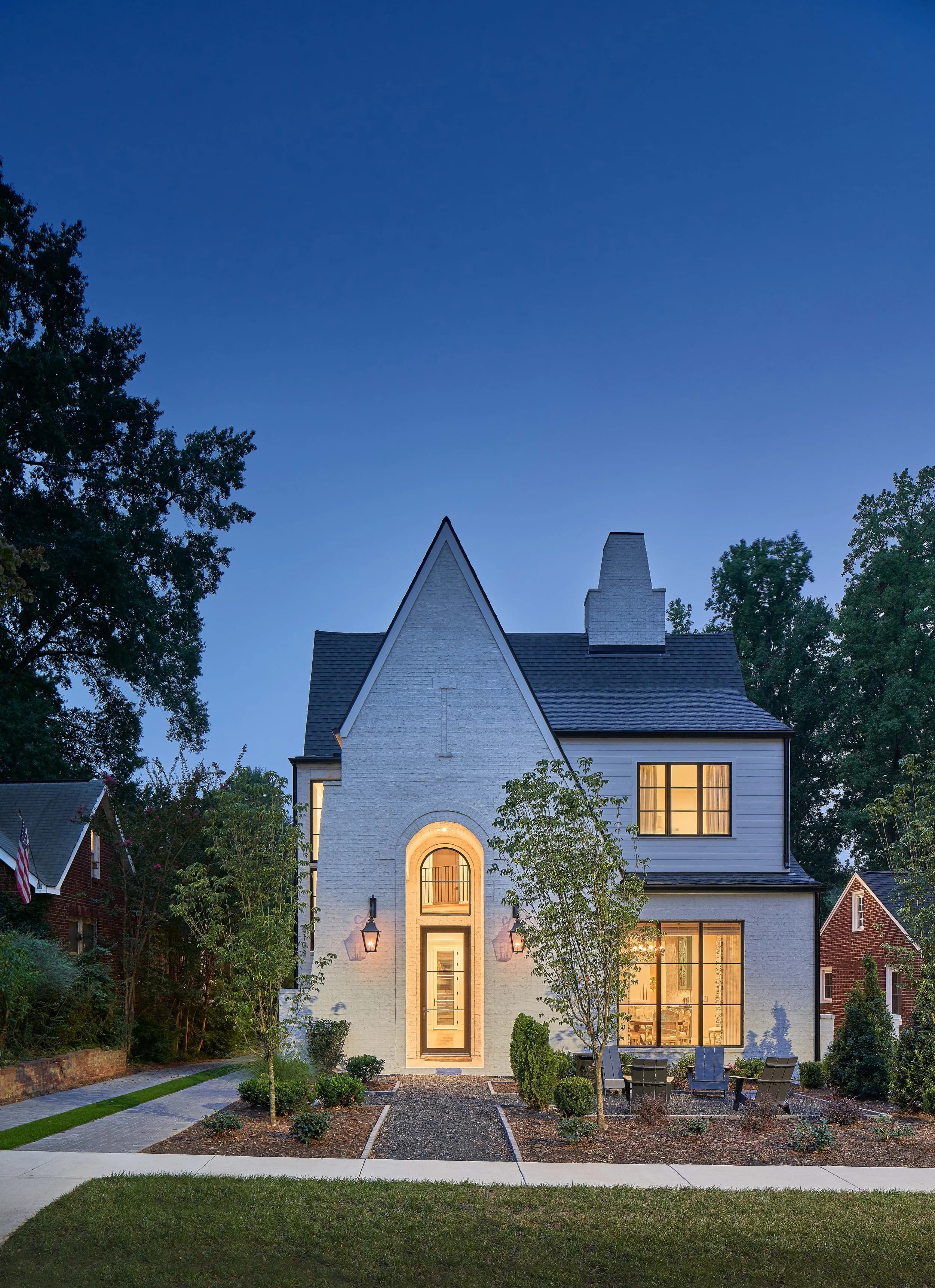 Chesterfield I interior living space — custom luxury home in Charlotte, NC