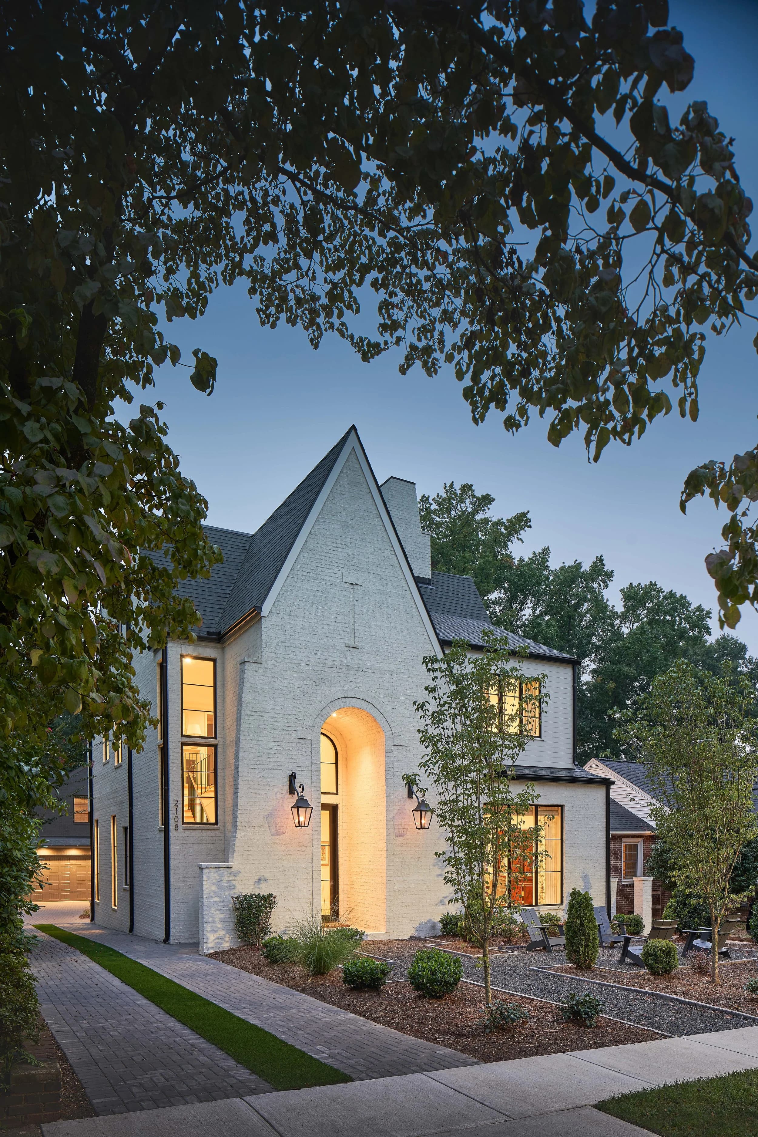 Chesterfield I interior living space — custom luxury home in Charlotte, NC