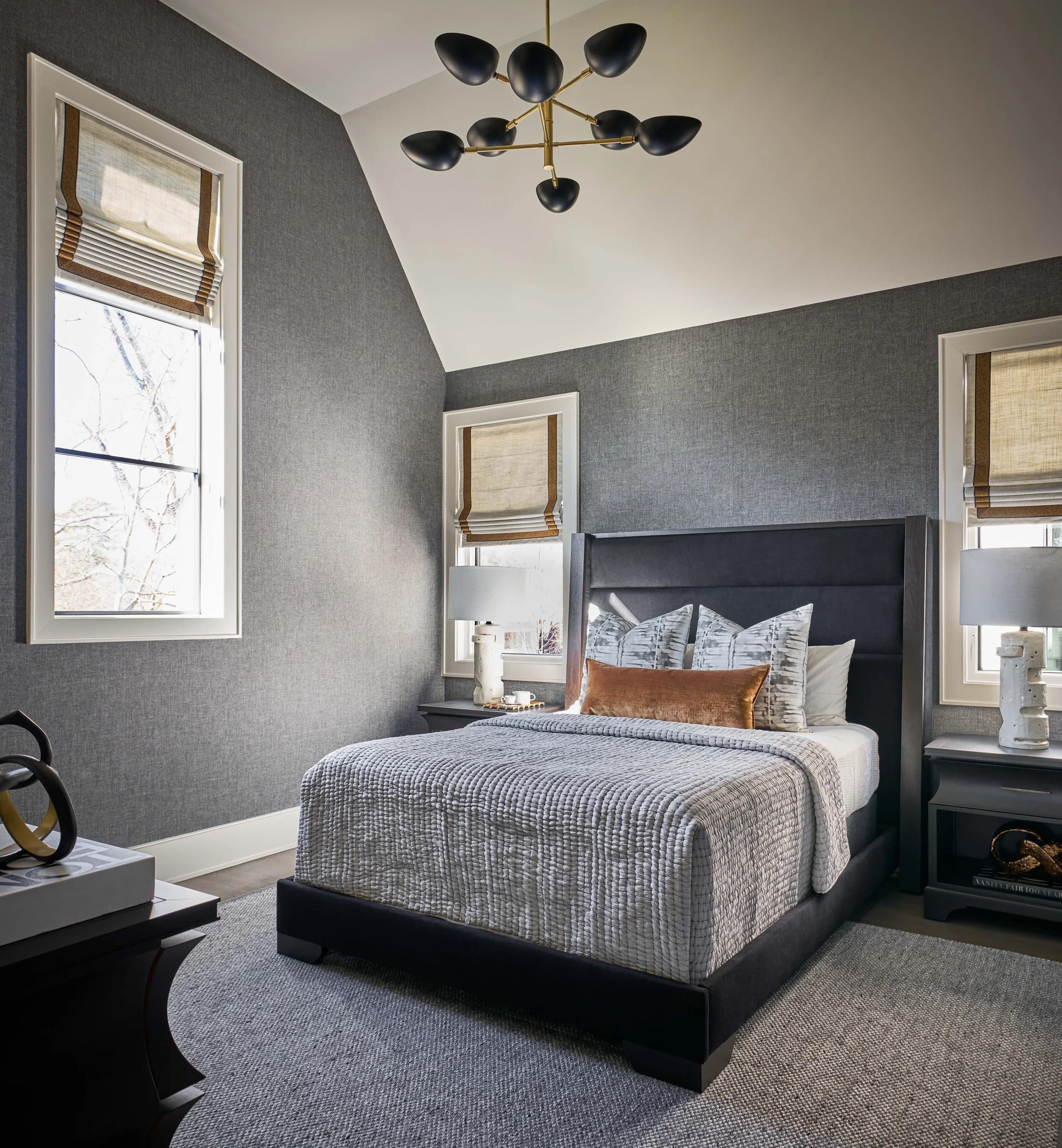 Chesterfield II kitchen and living area — Royal Building Group custom home, Charlotte, NC