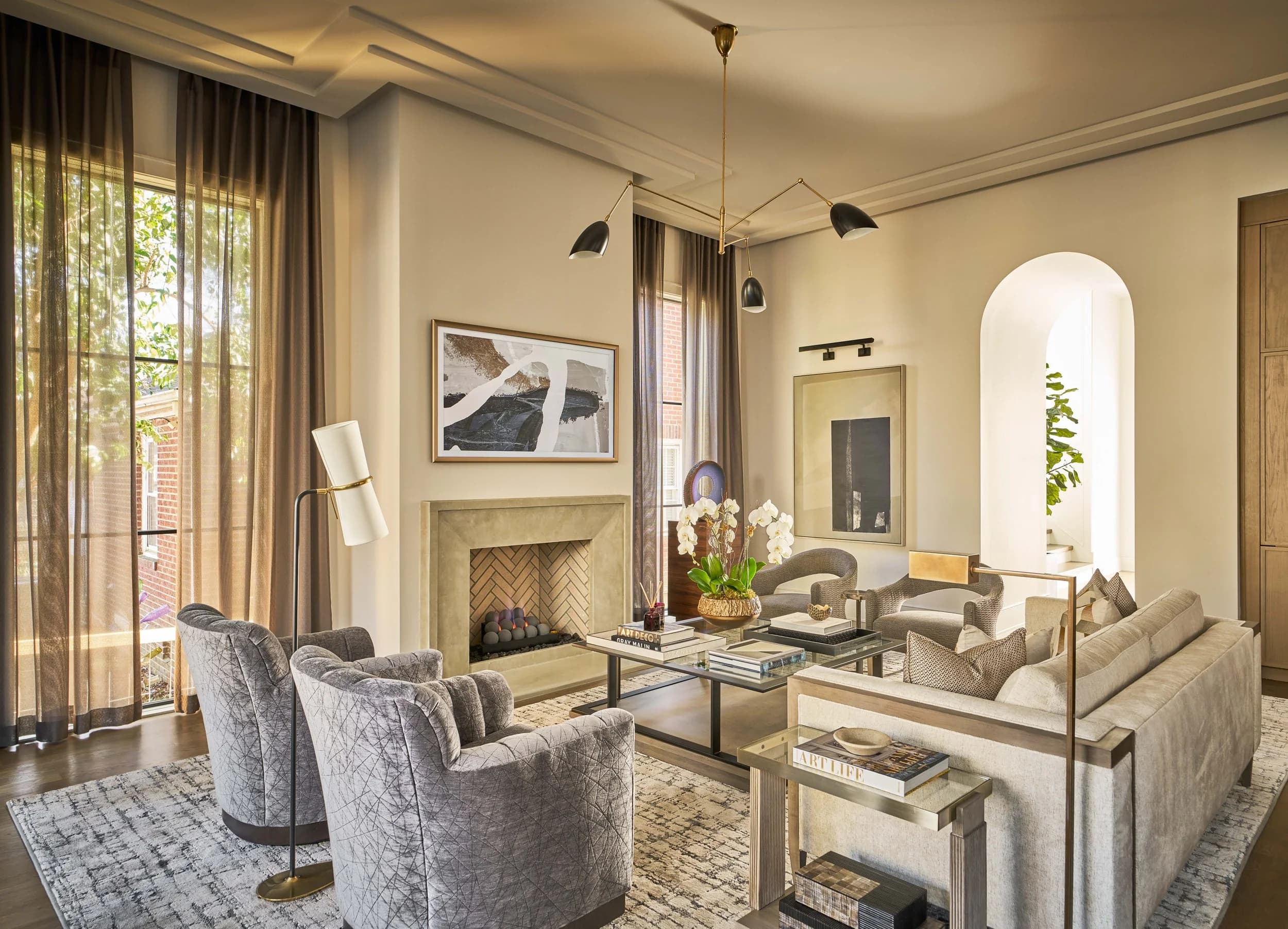 Chesterfield II bedroom and bathroom — luxury custom home in Charlotte, NC