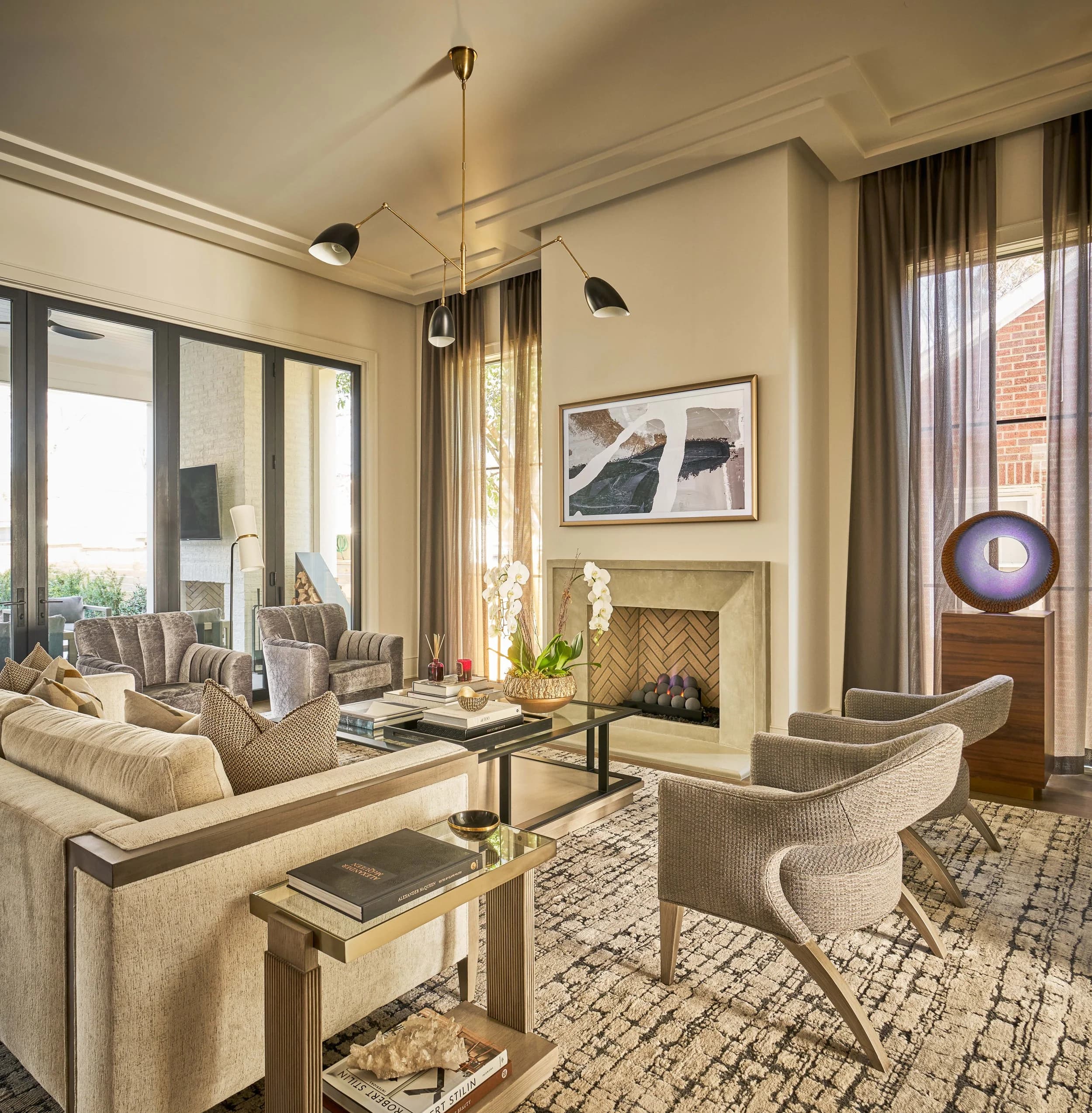Chesterfield II bedroom and bathroom — luxury custom home in Charlotte, NC