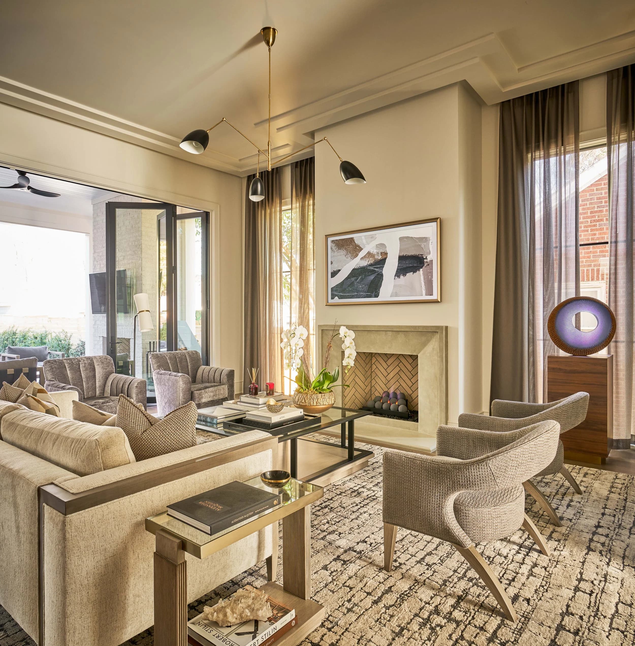 Chesterfield II bedroom and bathroom — luxury custom home in Charlotte, NC