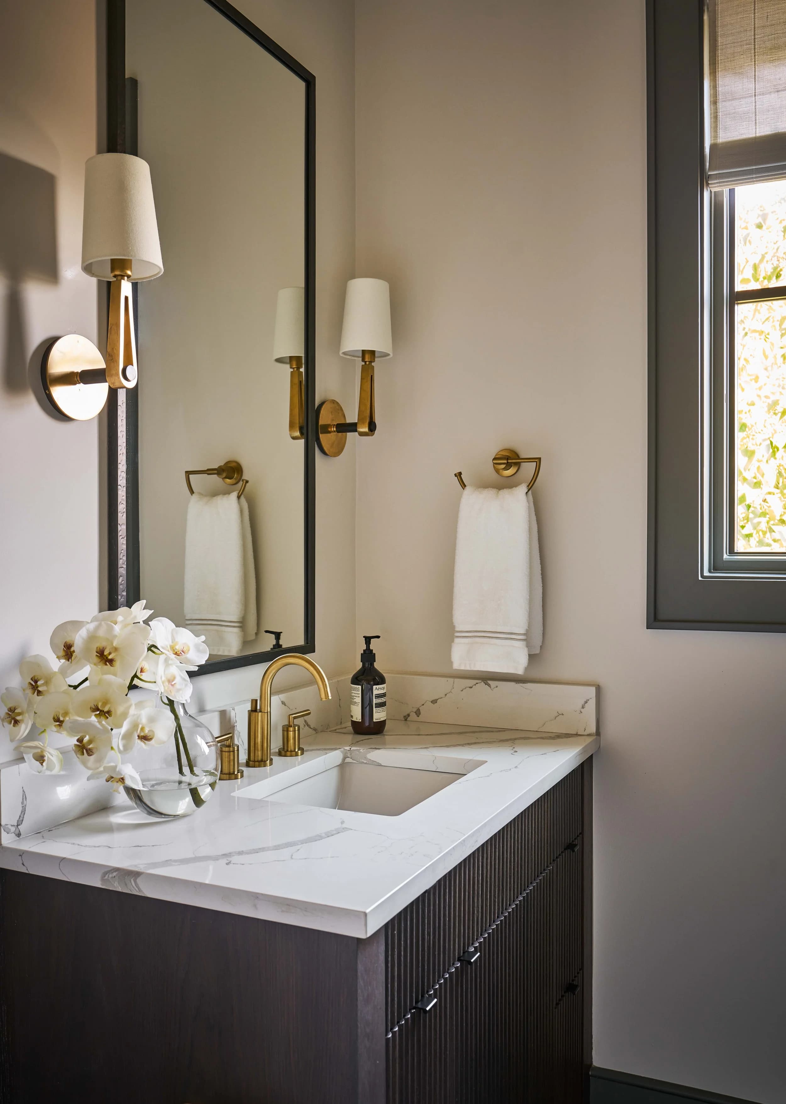 Chesterfield II bedroom and bathroom — luxury custom home in Charlotte, NC