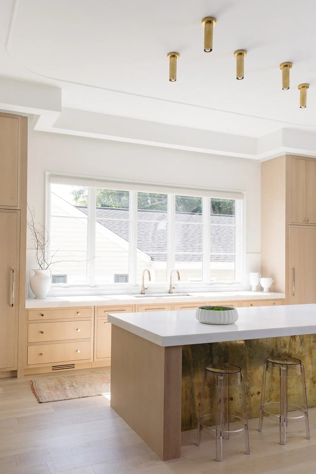 Chesterfield III kitchen and living area — Royal Building Group custom home, Charlotte, NC