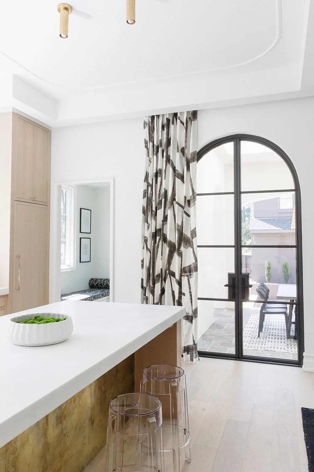 Chesterfield III kitchen and living area — Royal Building Group custom home, Charlotte, NC