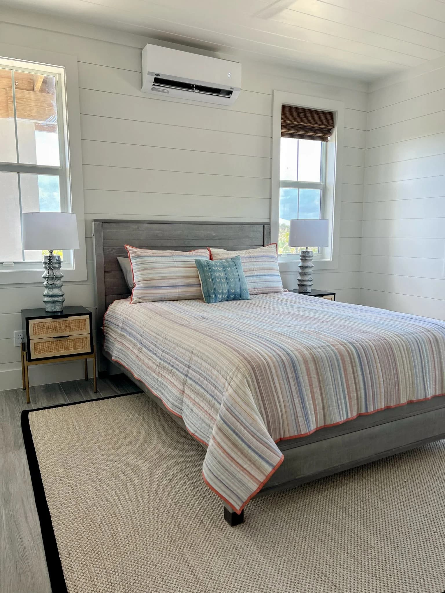 Elbow Cay kitchen and living area — Royal Building Group custom home, Bahamas