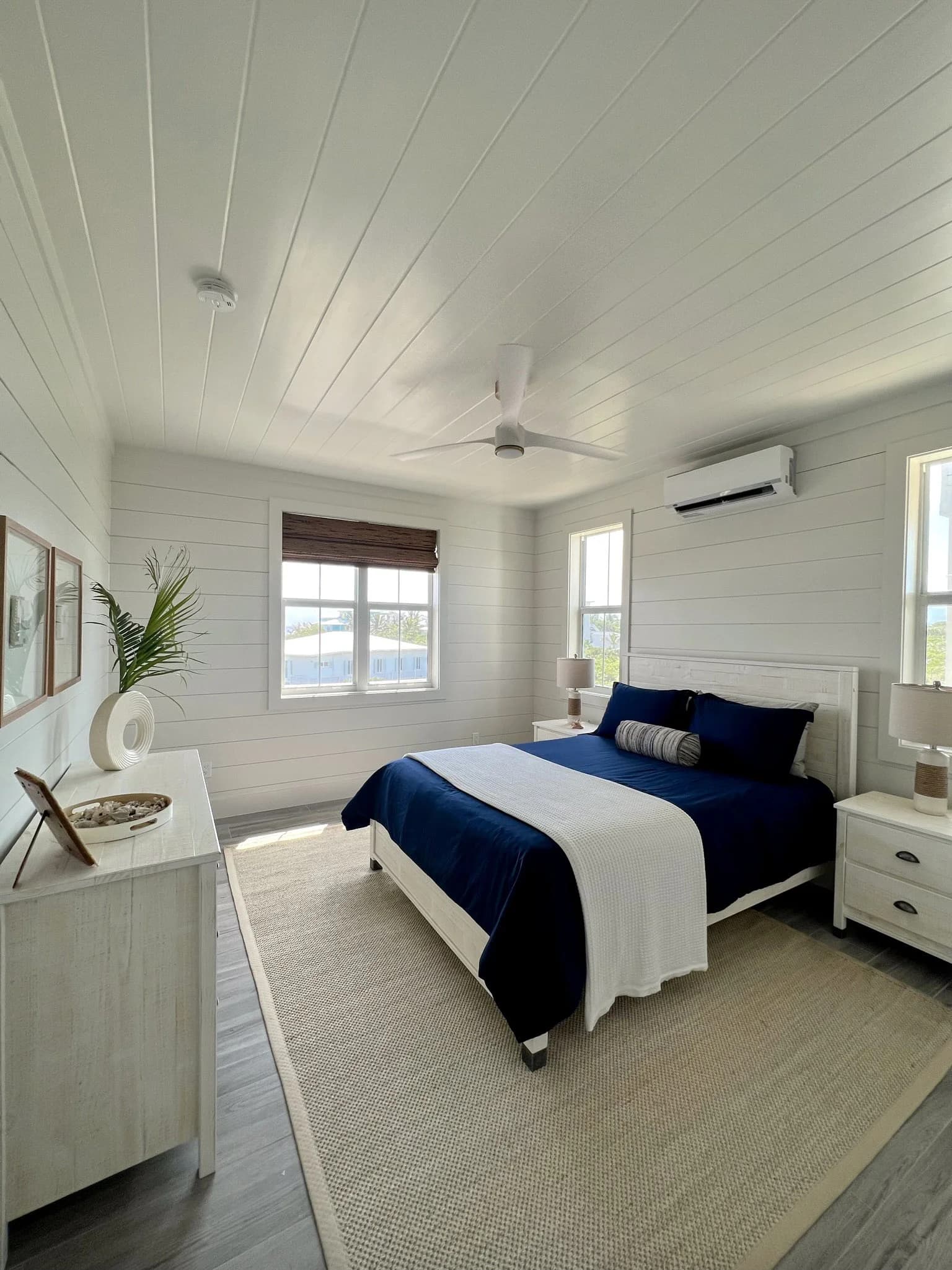 Elbow Cay kitchen and living area — Royal Building Group custom home, Bahamas