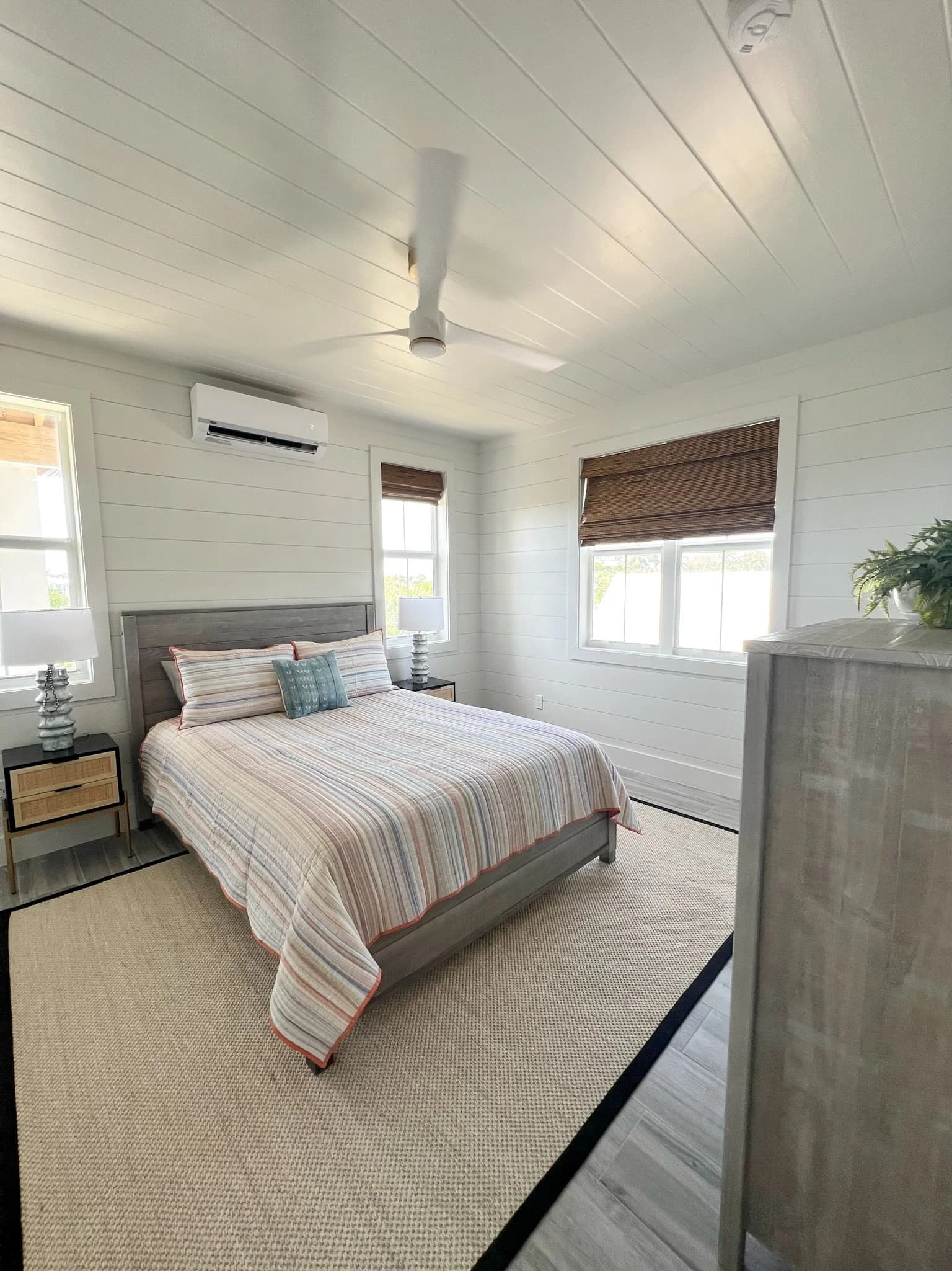 Elbow Cay kitchen and living area — Royal Building Group custom home, Bahamas
