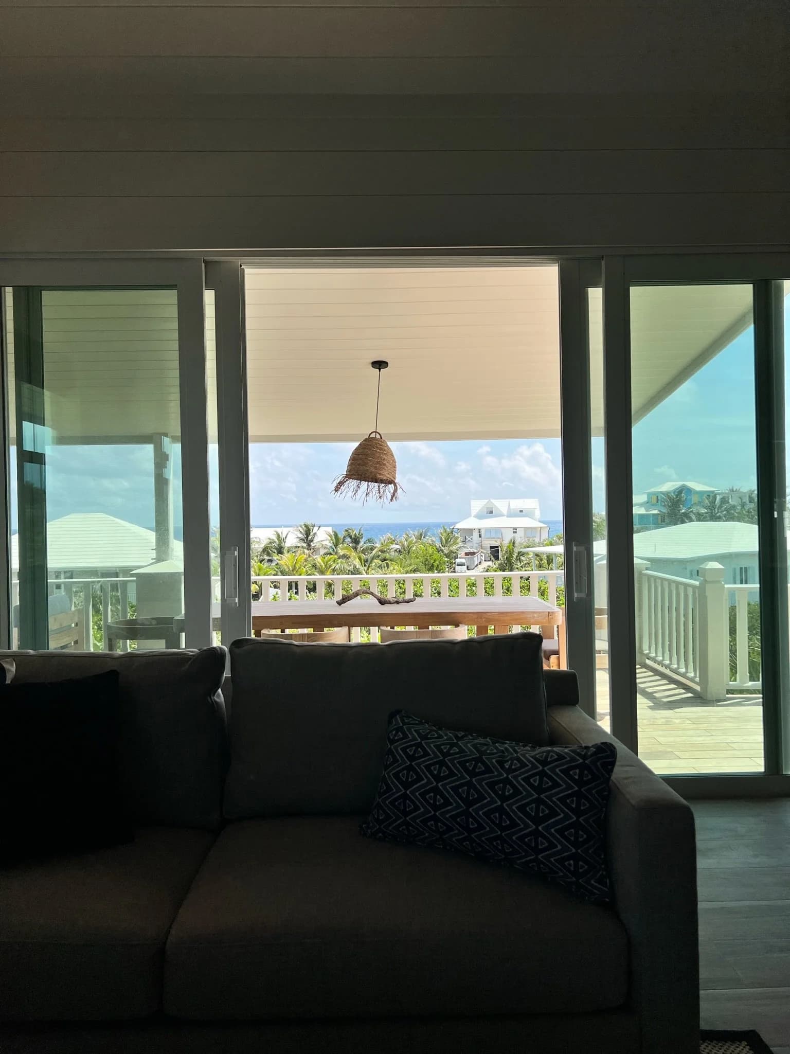 Elbow Cay architectural detail — Royal Building Group custom home, Bahamas