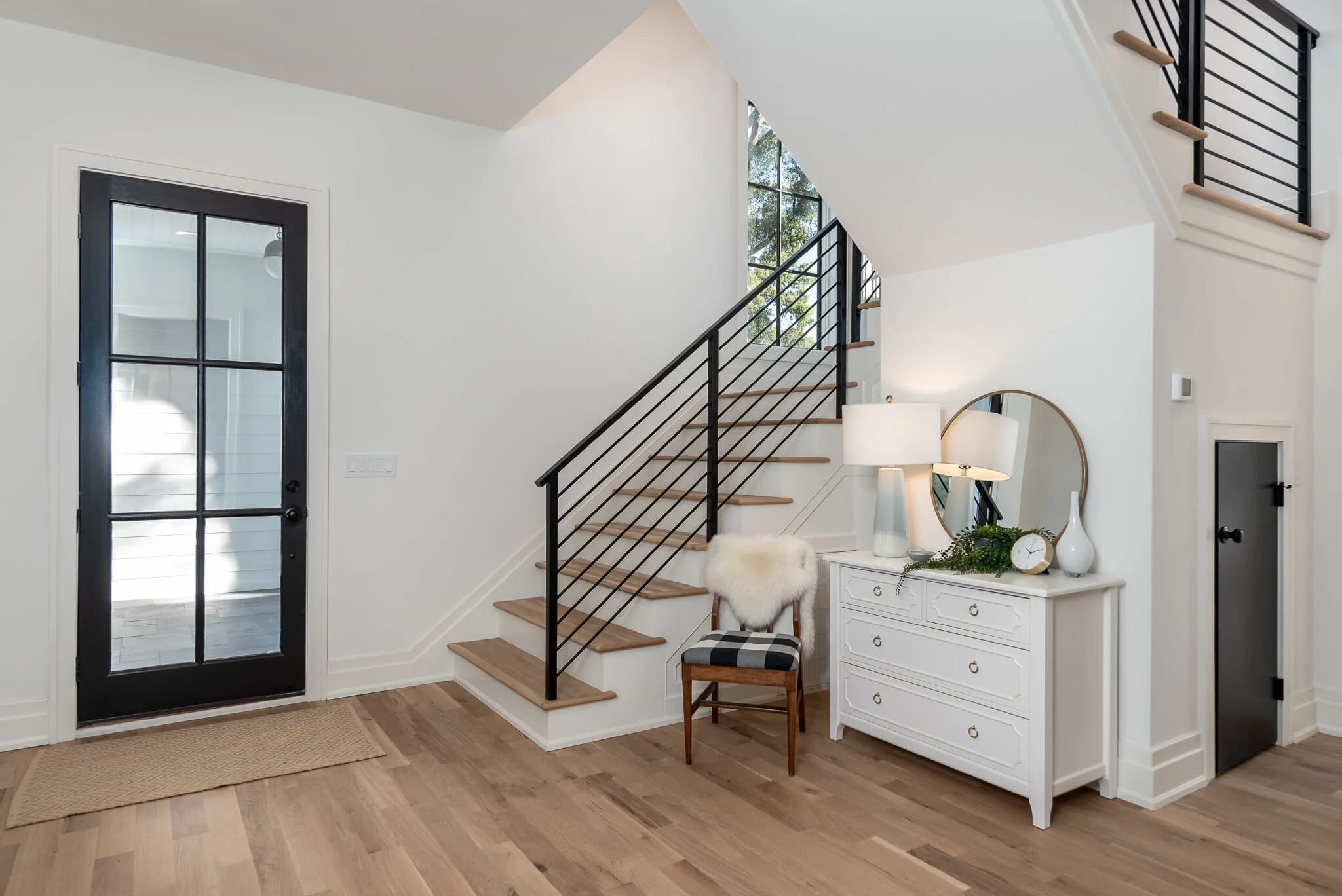 Laburnum I kitchen and living area — Royal Building Group custom home, Charlotte, NC