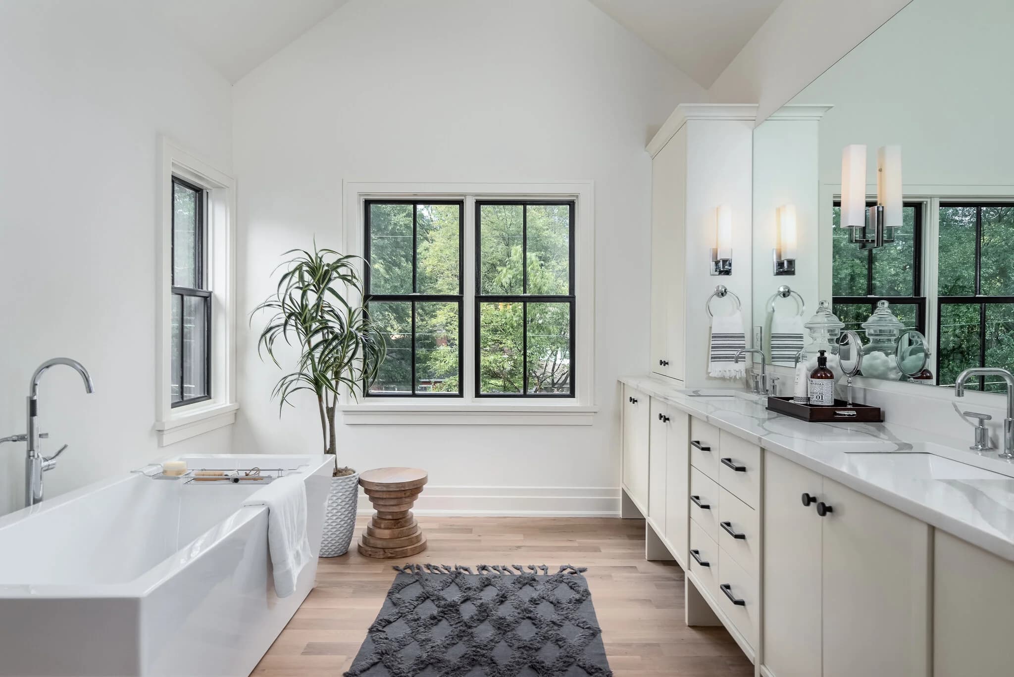 Laburnum I kitchen and living area — Royal Building Group custom home, Charlotte, NC