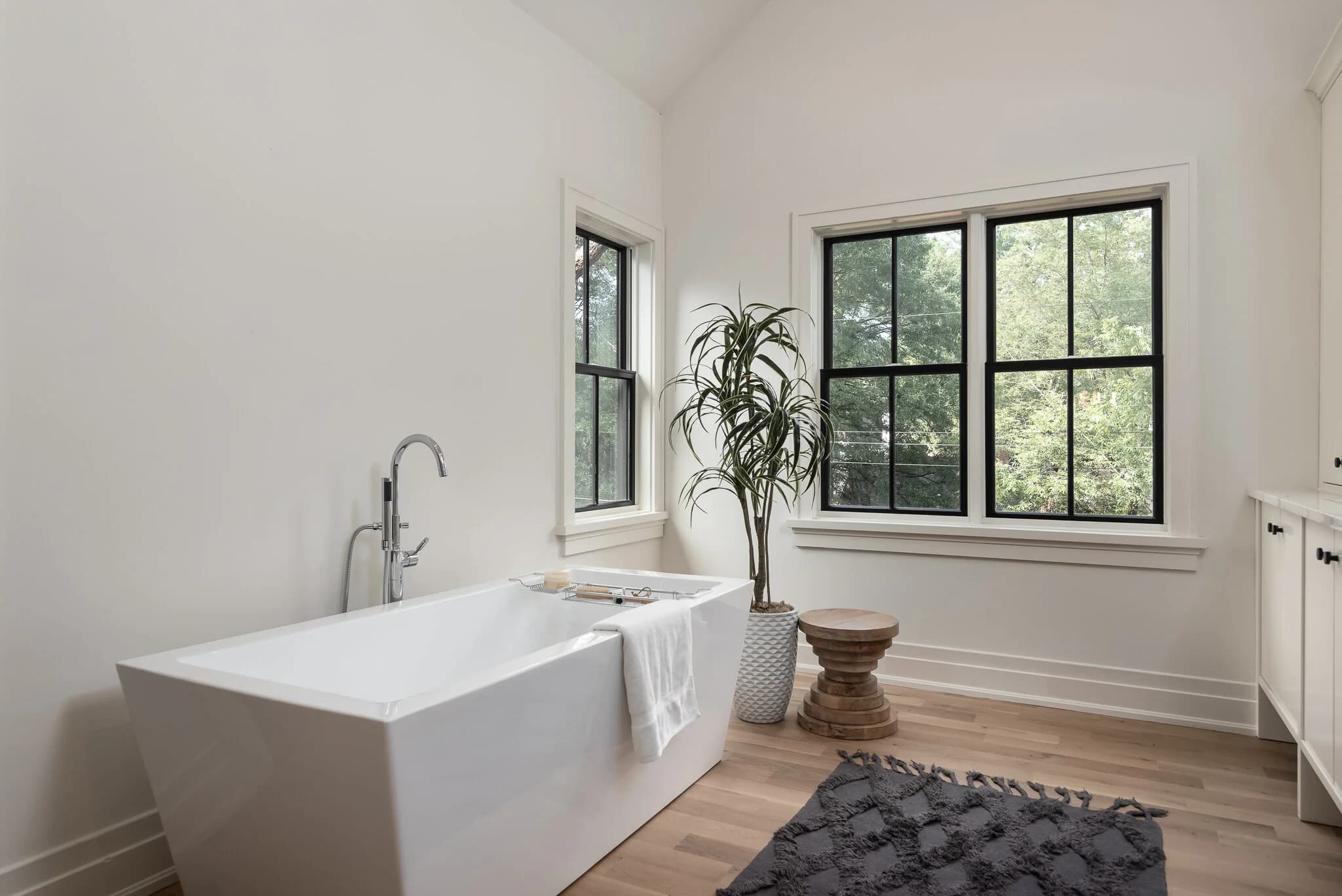 Laburnum I kitchen and living area — Royal Building Group custom home, Charlotte, NC