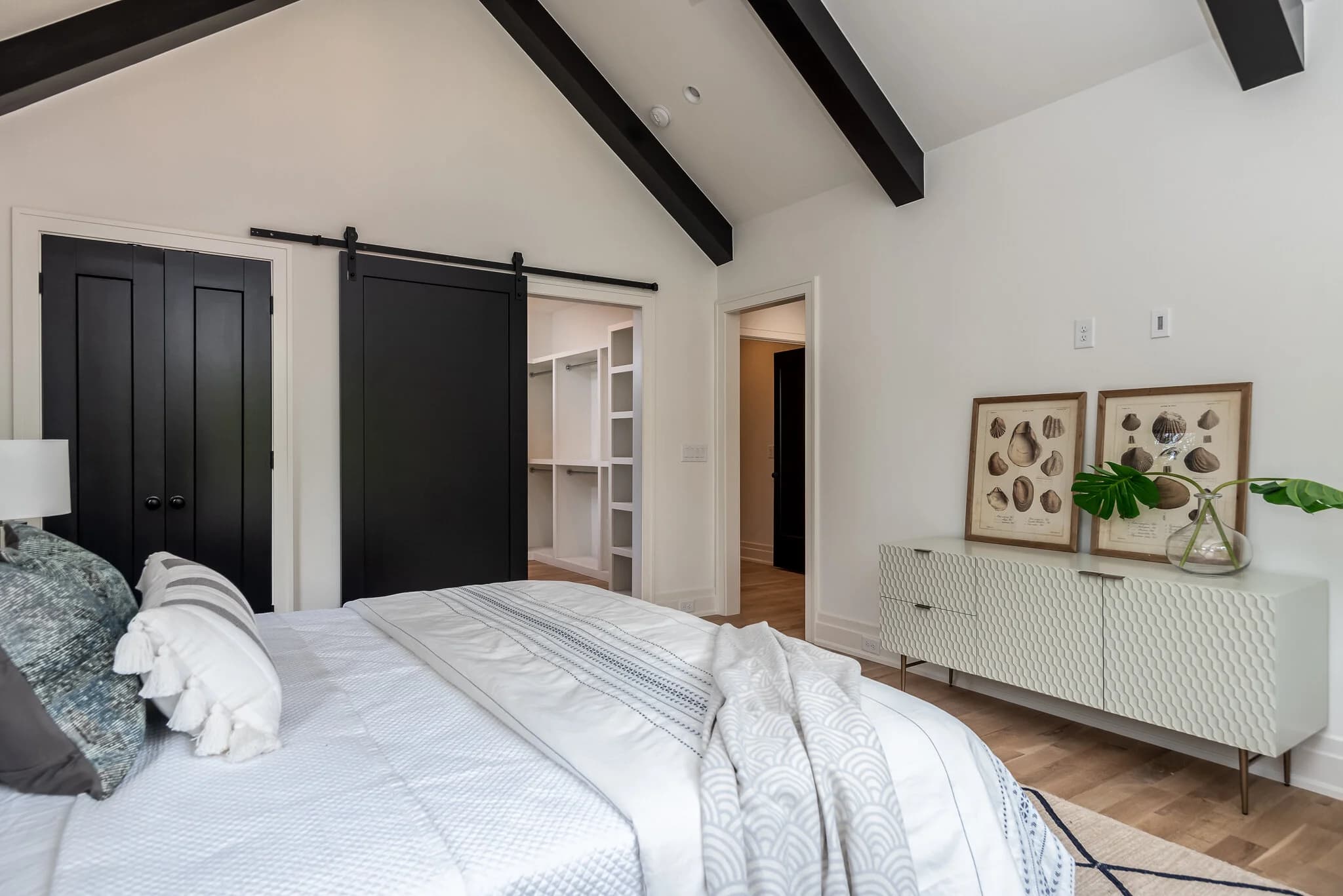 Laburnum I kitchen and living area — Royal Building Group custom home, Charlotte, NC