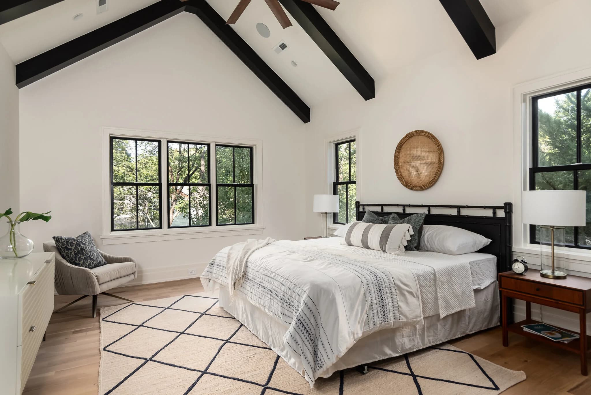 Laburnum I kitchen and living area — Royal Building Group custom home, Charlotte, NC