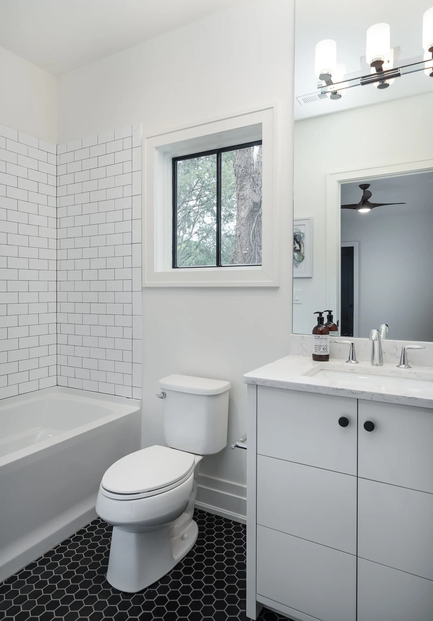 Laburnum I bedroom and bathroom — luxury custom home in Charlotte, NC