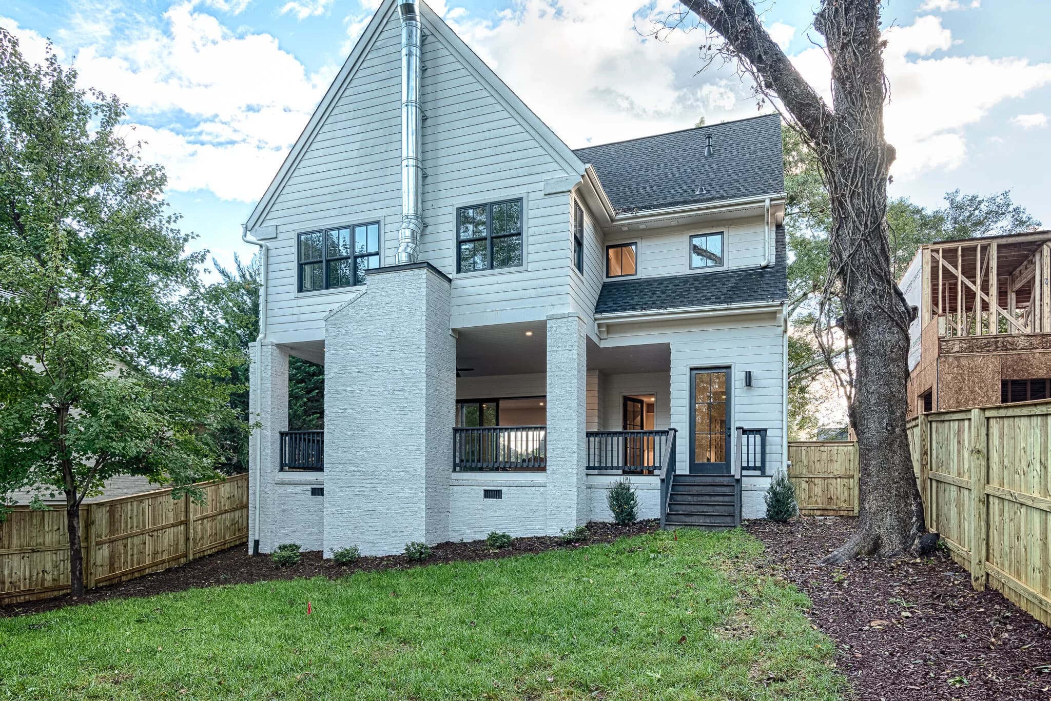 Laburnum I architectural detail — Royal Building Group custom home, Charlotte, NC
