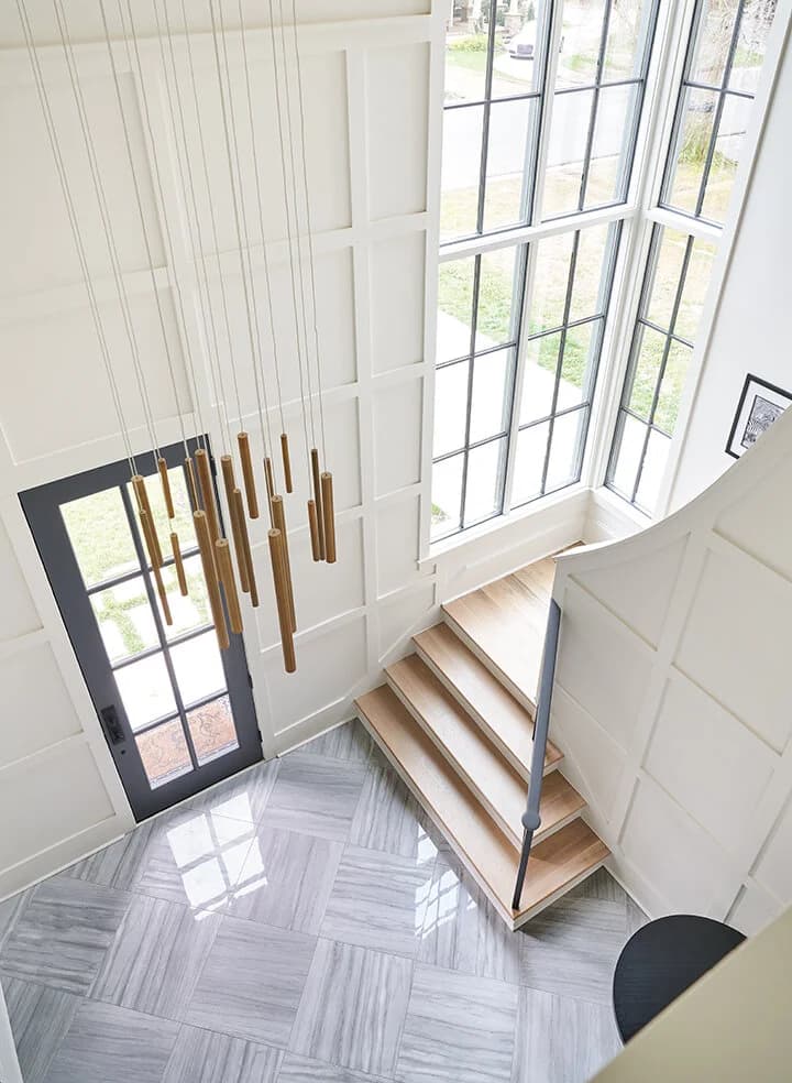 Laburnum II bedroom and bathroom — luxury custom home in Charlotte, NC