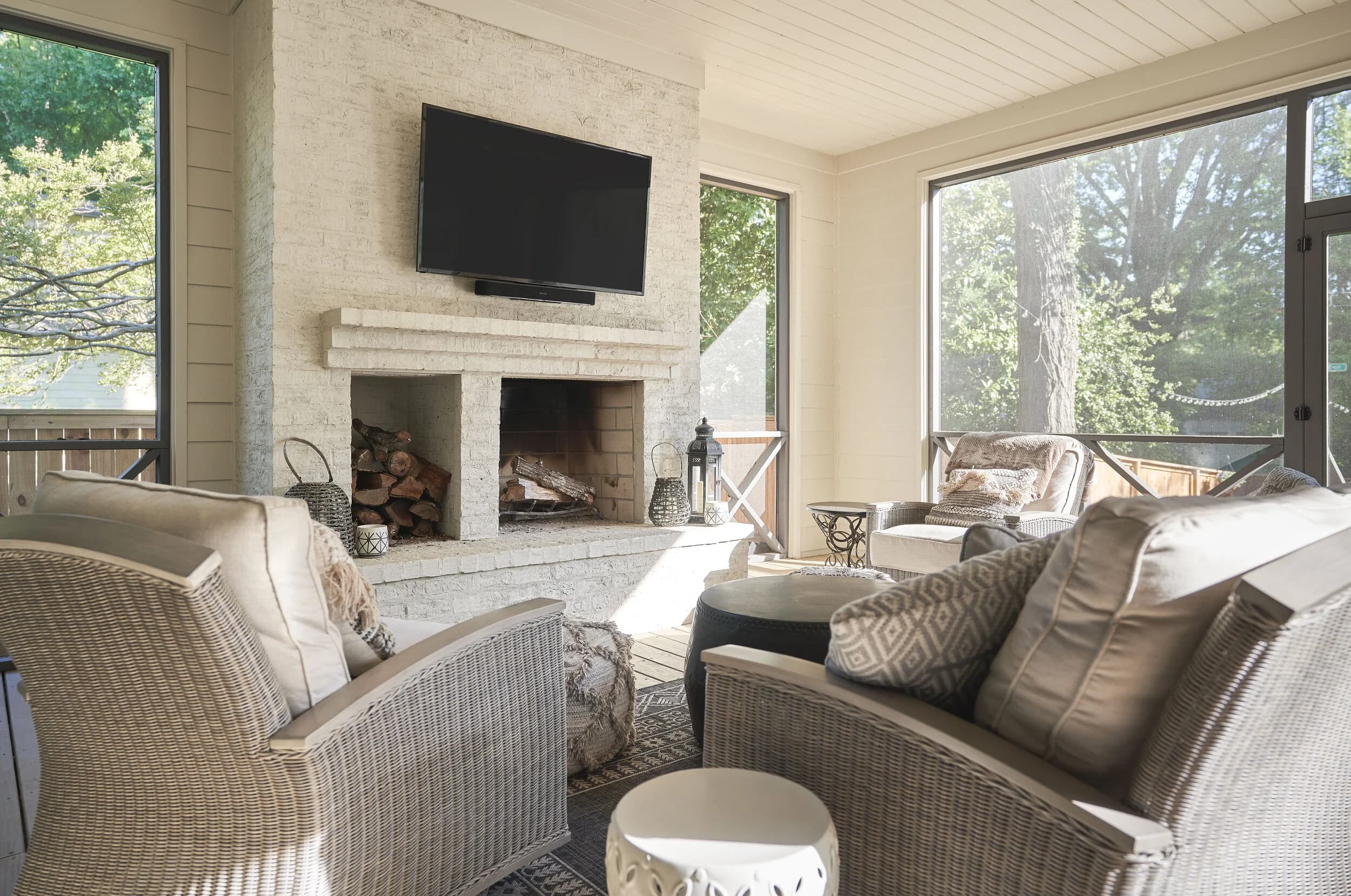 Laburnum II architectural detail — Royal Building Group custom home, Charlotte, NC