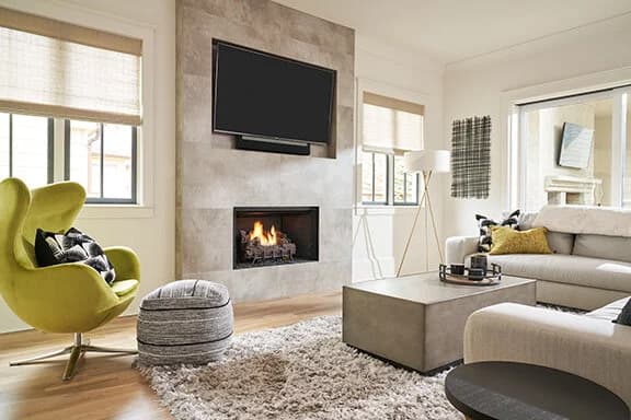 Laburnum II interior living space — custom luxury home in Charlotte, NC