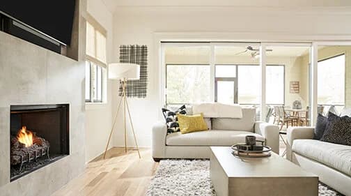 Laburnum II interior living space — custom luxury home in Charlotte, NC