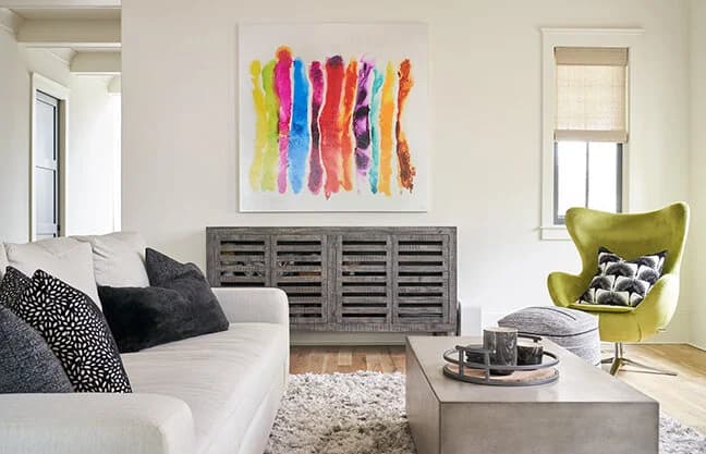 Laburnum II interior living space — custom luxury home in Charlotte, NC