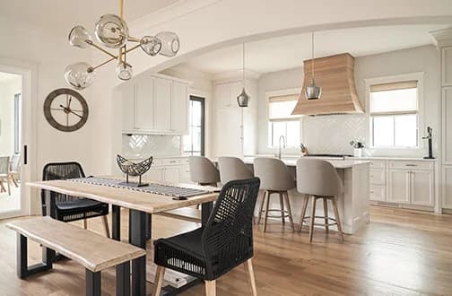 Laburnum II interior living space — custom luxury home in Charlotte, NC