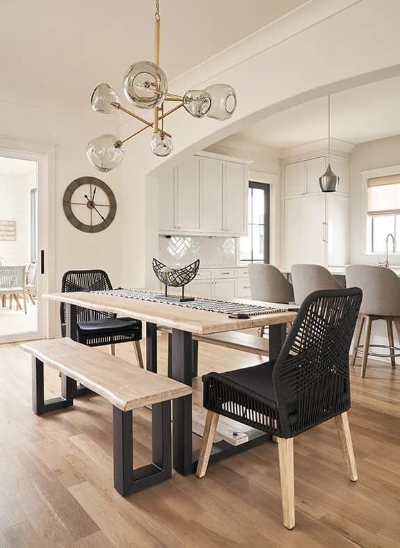 Laburnum II interior living space — custom luxury home in Charlotte, NC