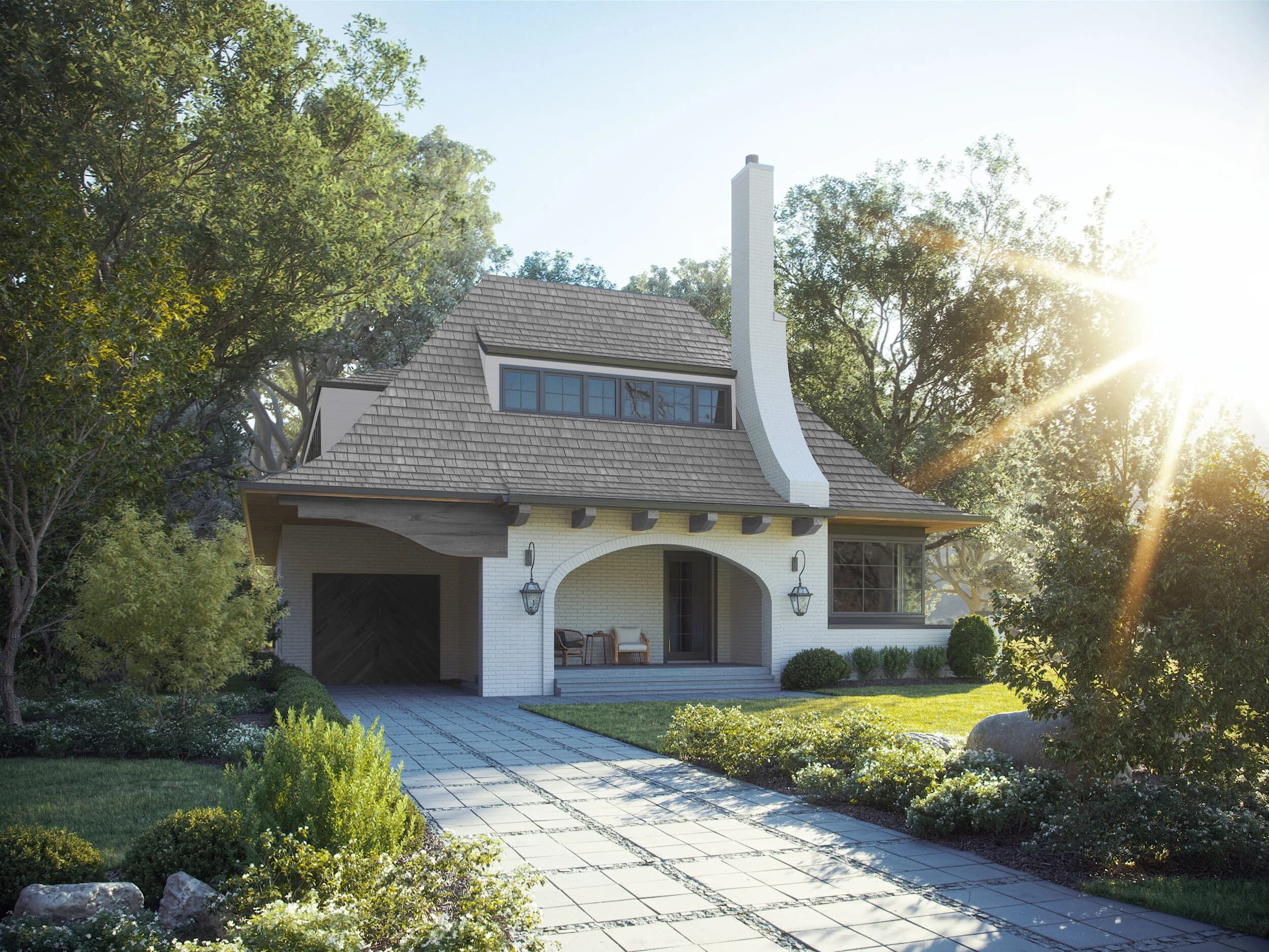 Laburnum III luxury home exterior — Royal Building Group, Charlotte, NC
