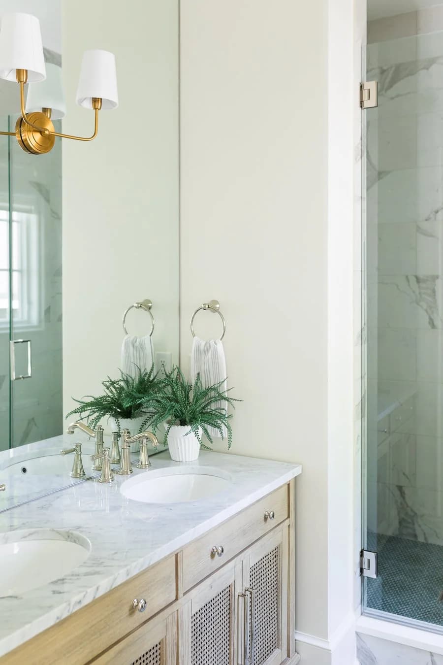 Laburnum III kitchen and living area — Royal Building Group custom home, Charlotte, NC
