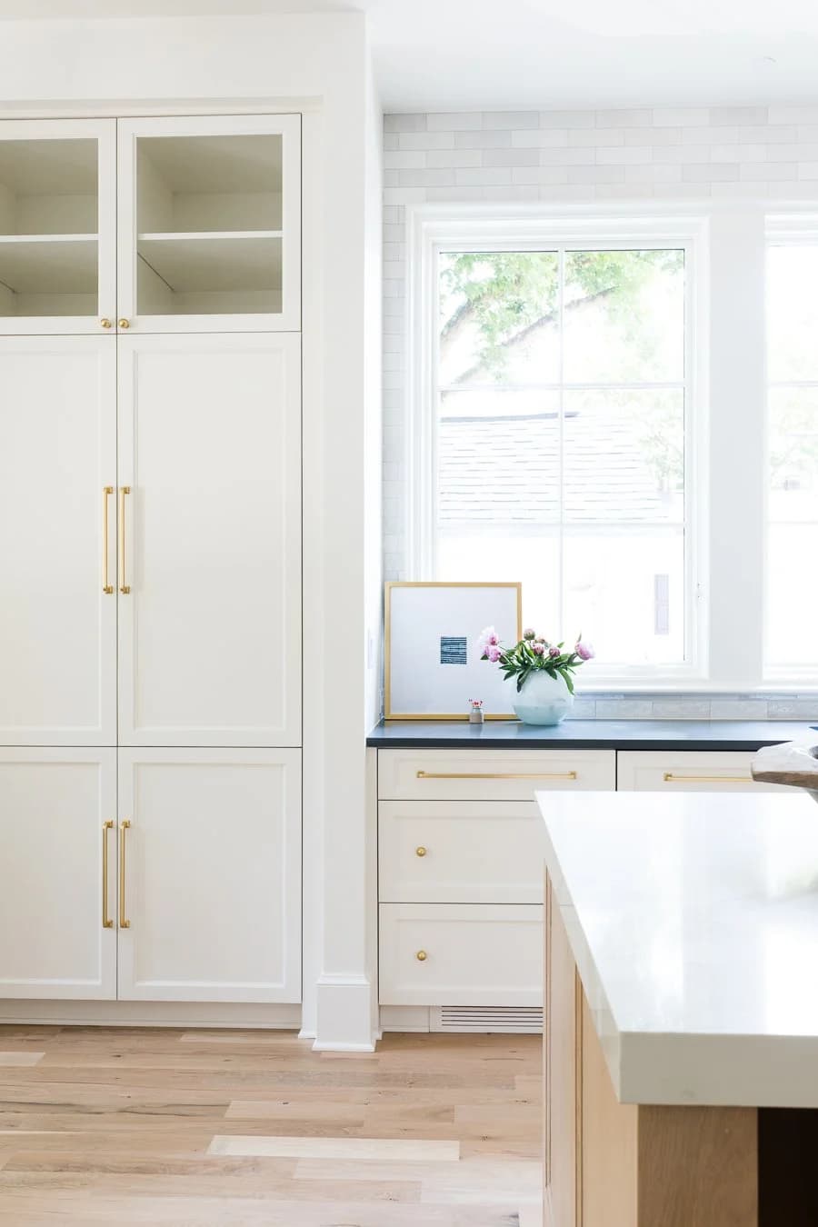 Laburnum III kitchen and living area — Royal Building Group custom home, Charlotte, NC